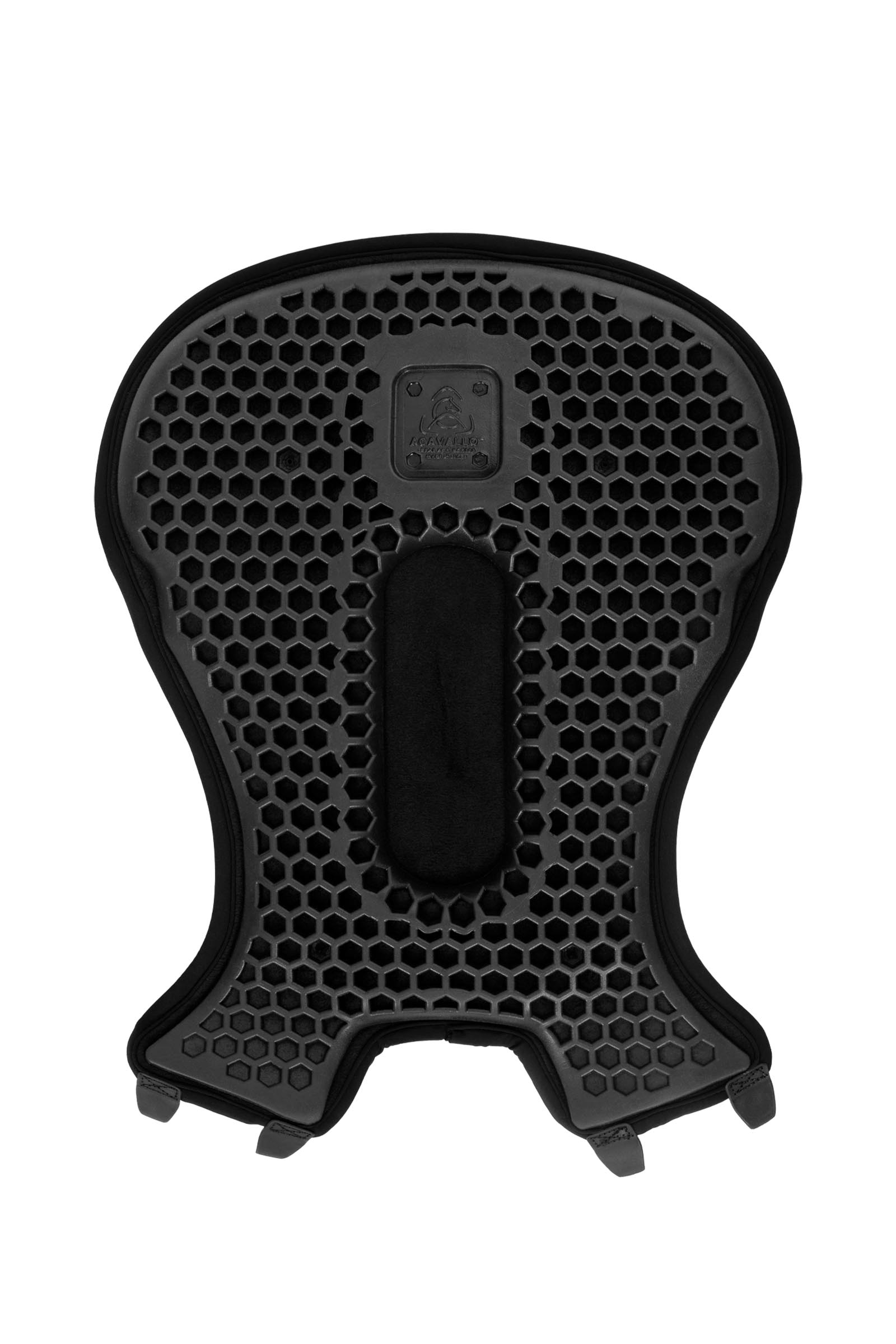 Black Acavallo Ortho-Schambein Sattelschoner Western Hexa Gel-Out Dri-Lex, 20 mm  