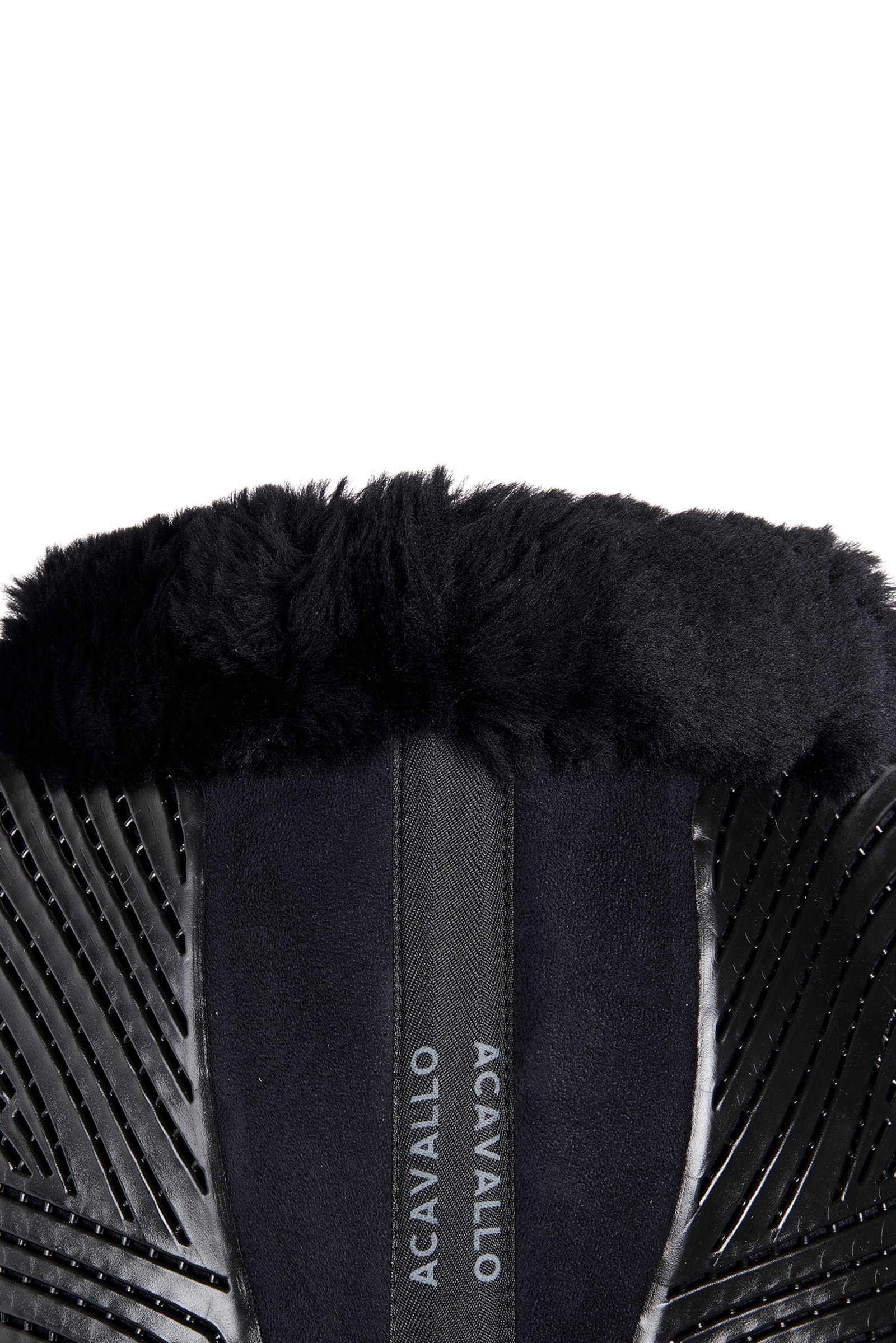 Acavallo Close Contact Gel- & Memory-Foam Half Pad mit Schaffell