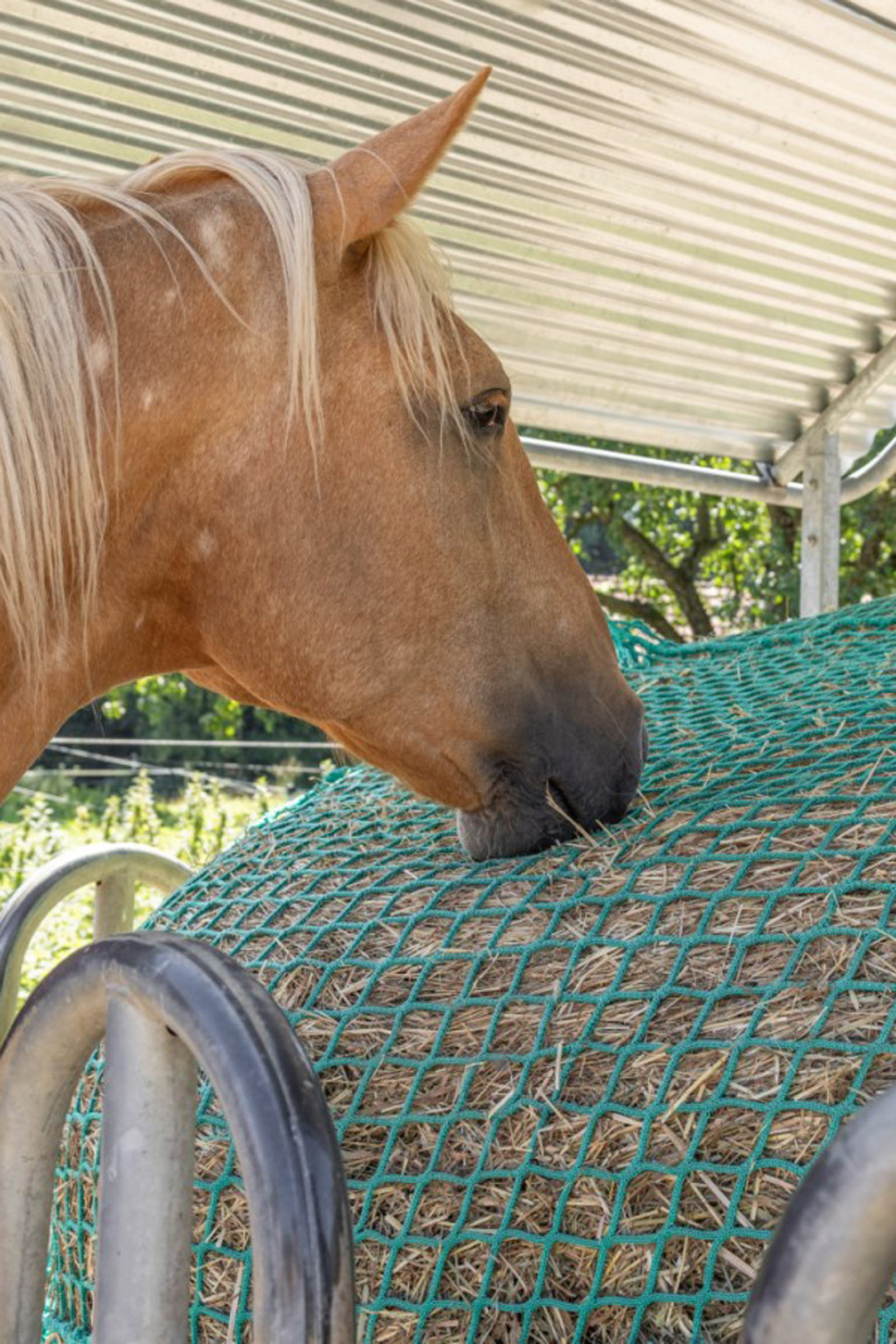 Kerbl Heunetz f&uuml;r Rundballen, h&auml;ngbar