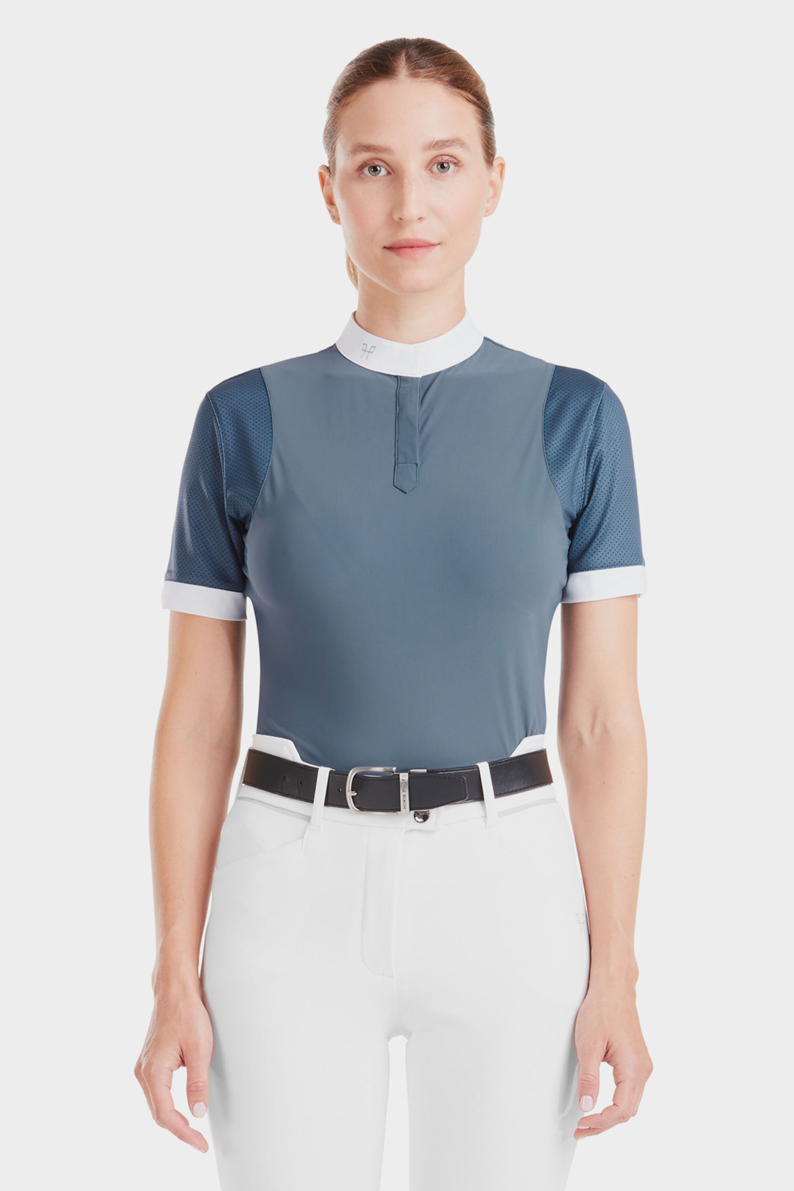 Vintage Indigo Horse Pilot Aerolight Damen-Kurzarmshirt