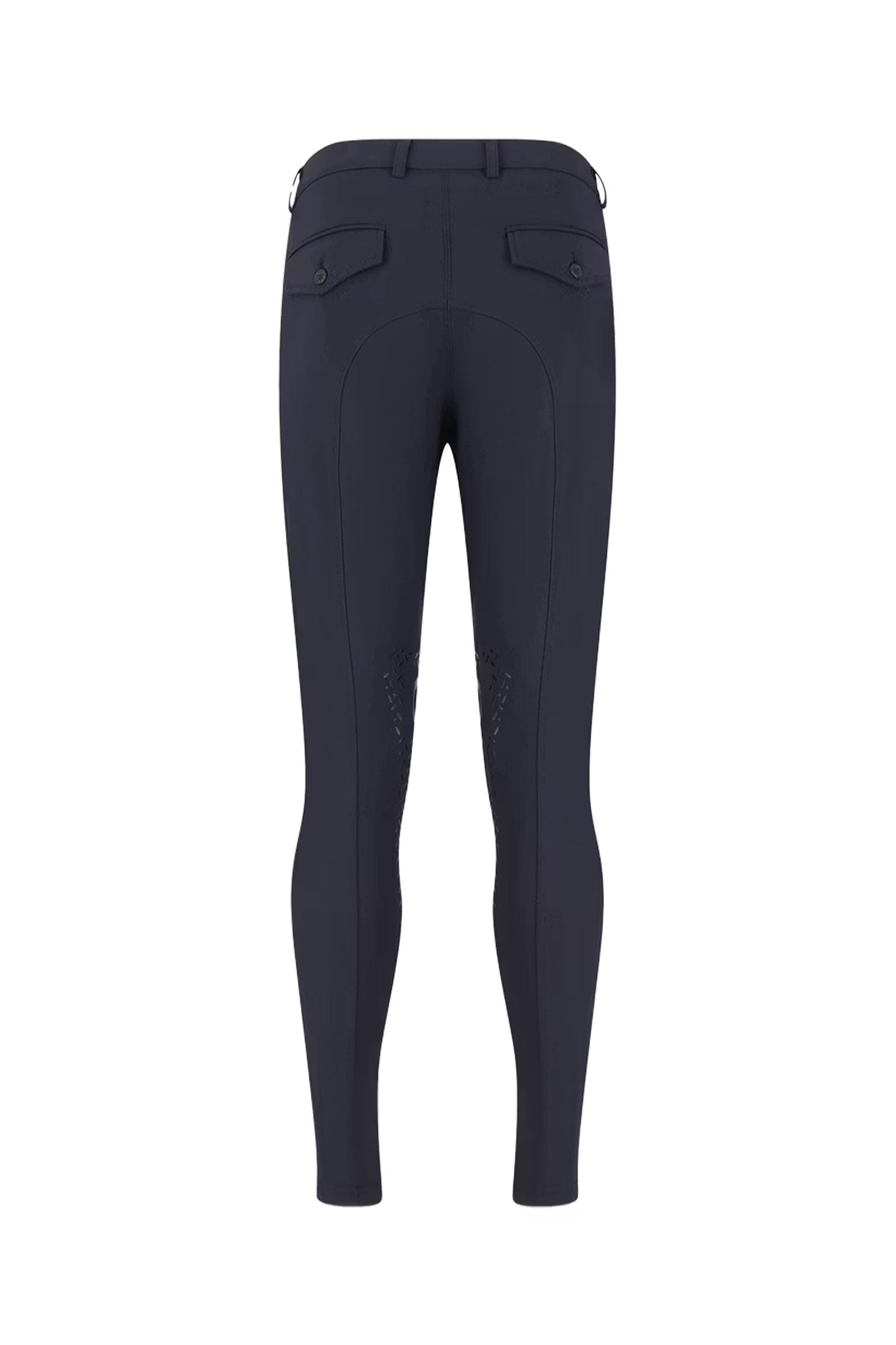 Navy Kentucky Horsewear Mexico Herren-Reithose mit Kniebesatz  