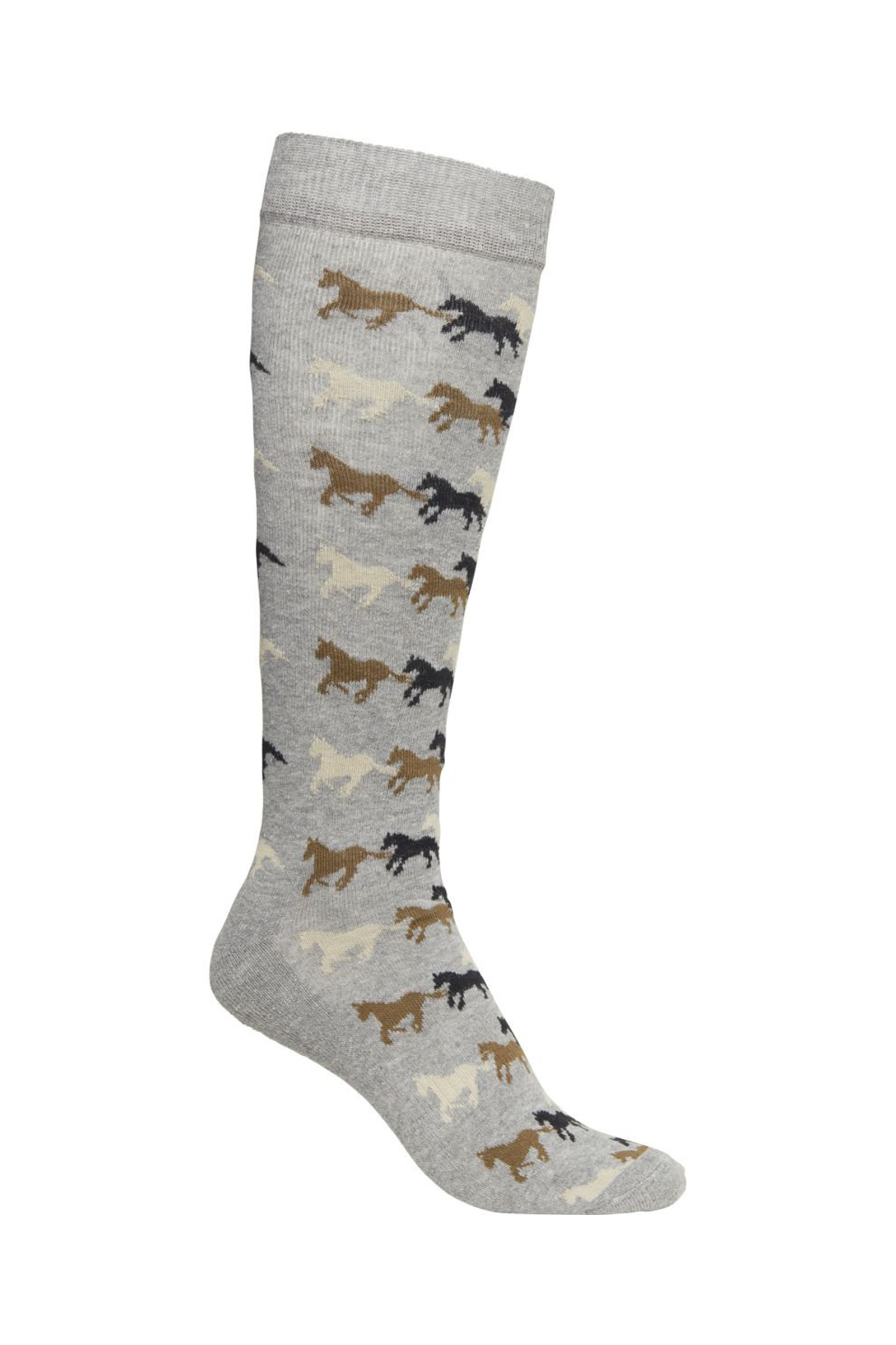 Pebble Grey Mountain Horse Running Horse Kinder Reitsocken
