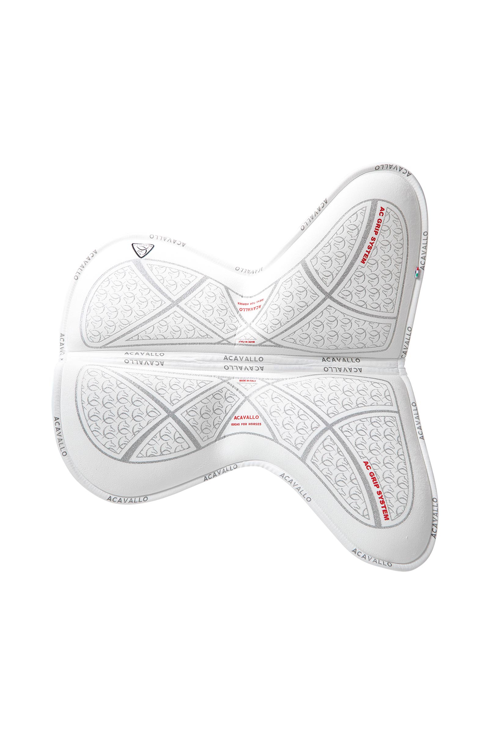 Acavallo Memory Foam Classic Springpad Close Contact Velours mit Silikon-Grip, flach  