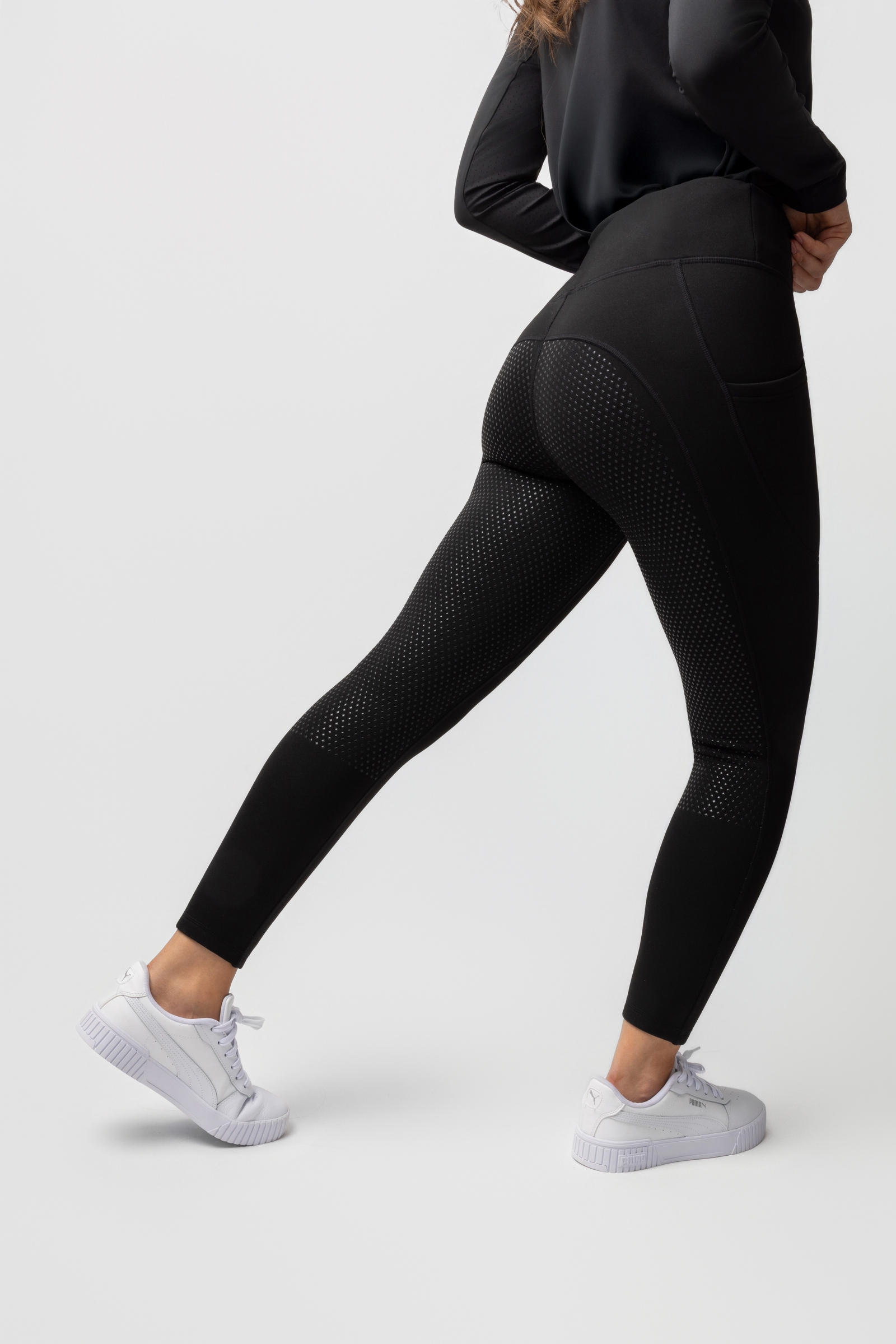 Horze Greta Damen Thermo Vollbesatzreitleggings