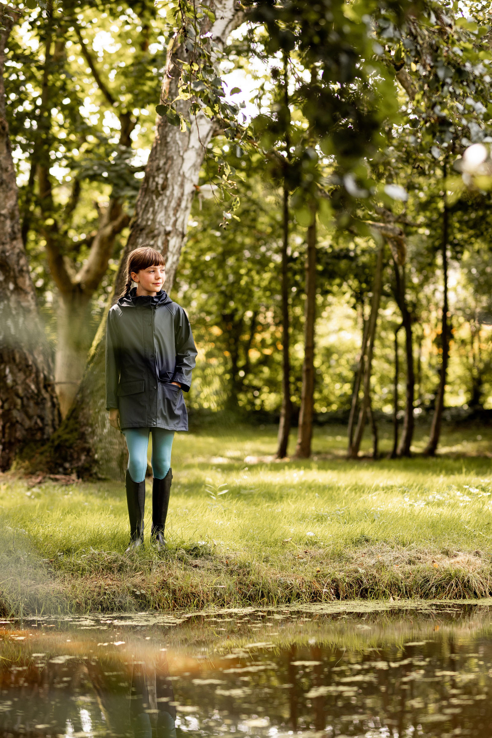 Horze Clara Kinder Regenjacke