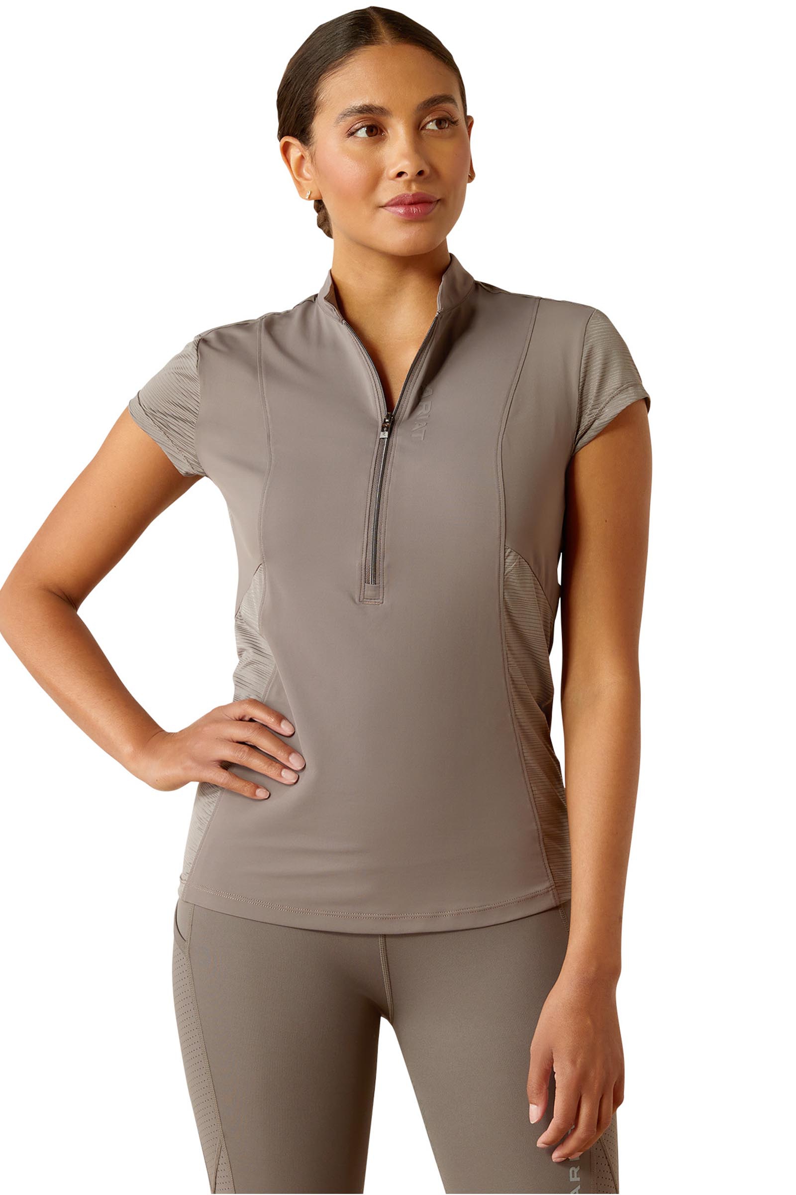 Ariat Breathe Damen Baselayer mit 1/2 Reißverschluss