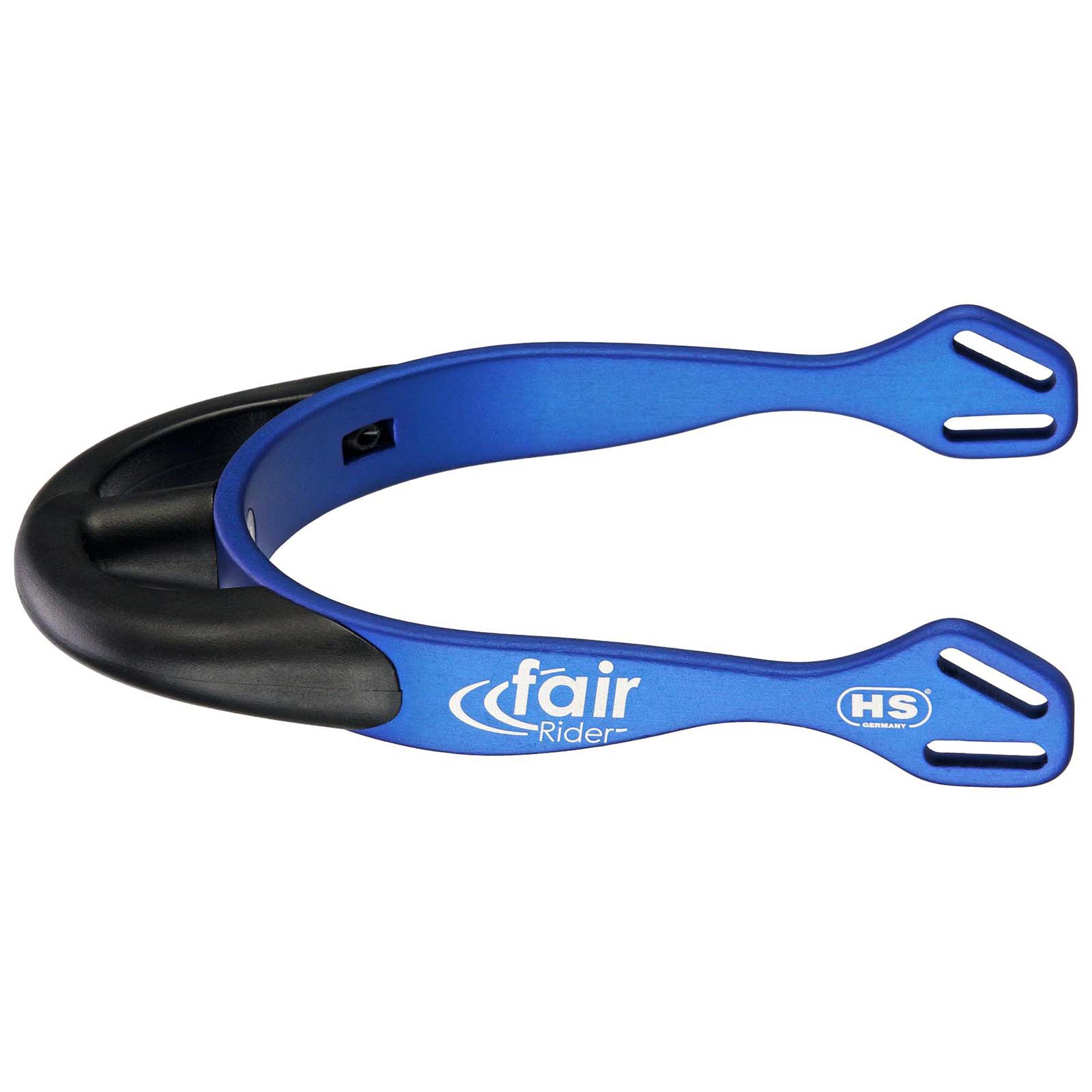 Blue/Black Sprenger FairRider Aluminium Sporen abgerundet 25mm
