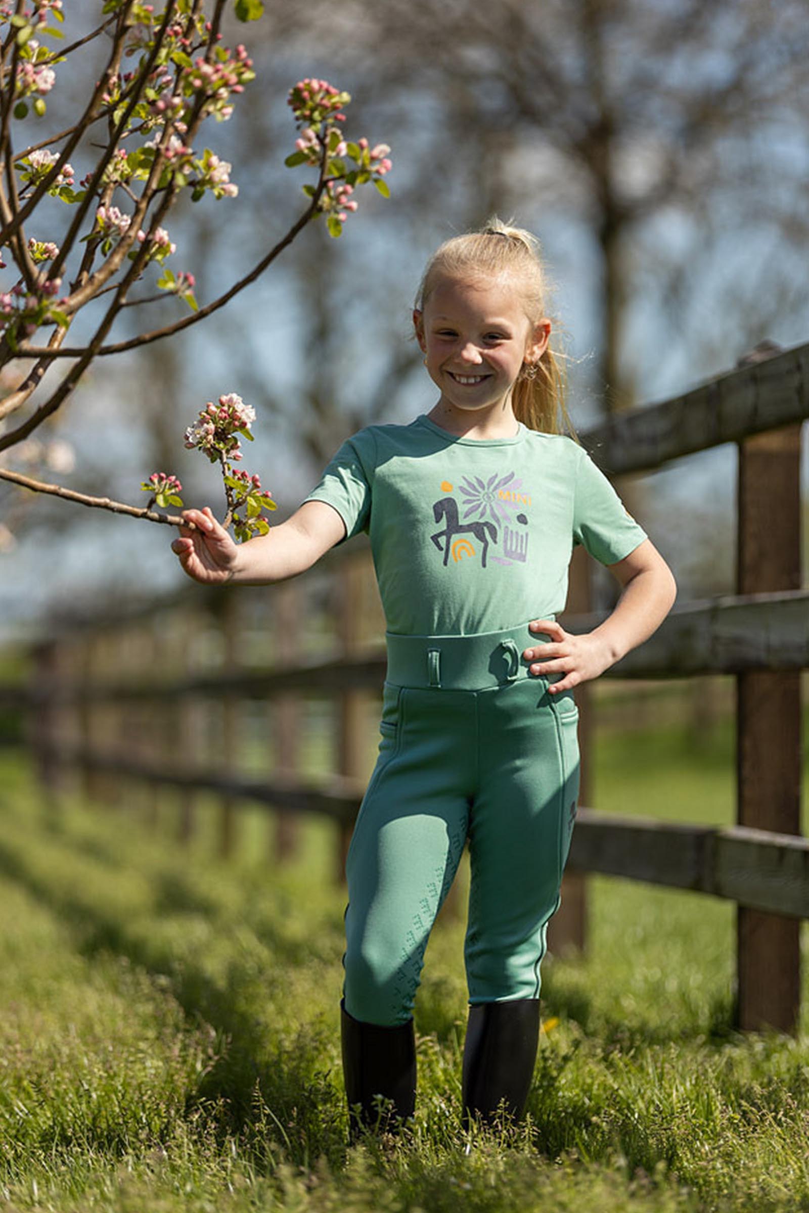 BR Mini Kids Riding Treggings mit Silikonsitz