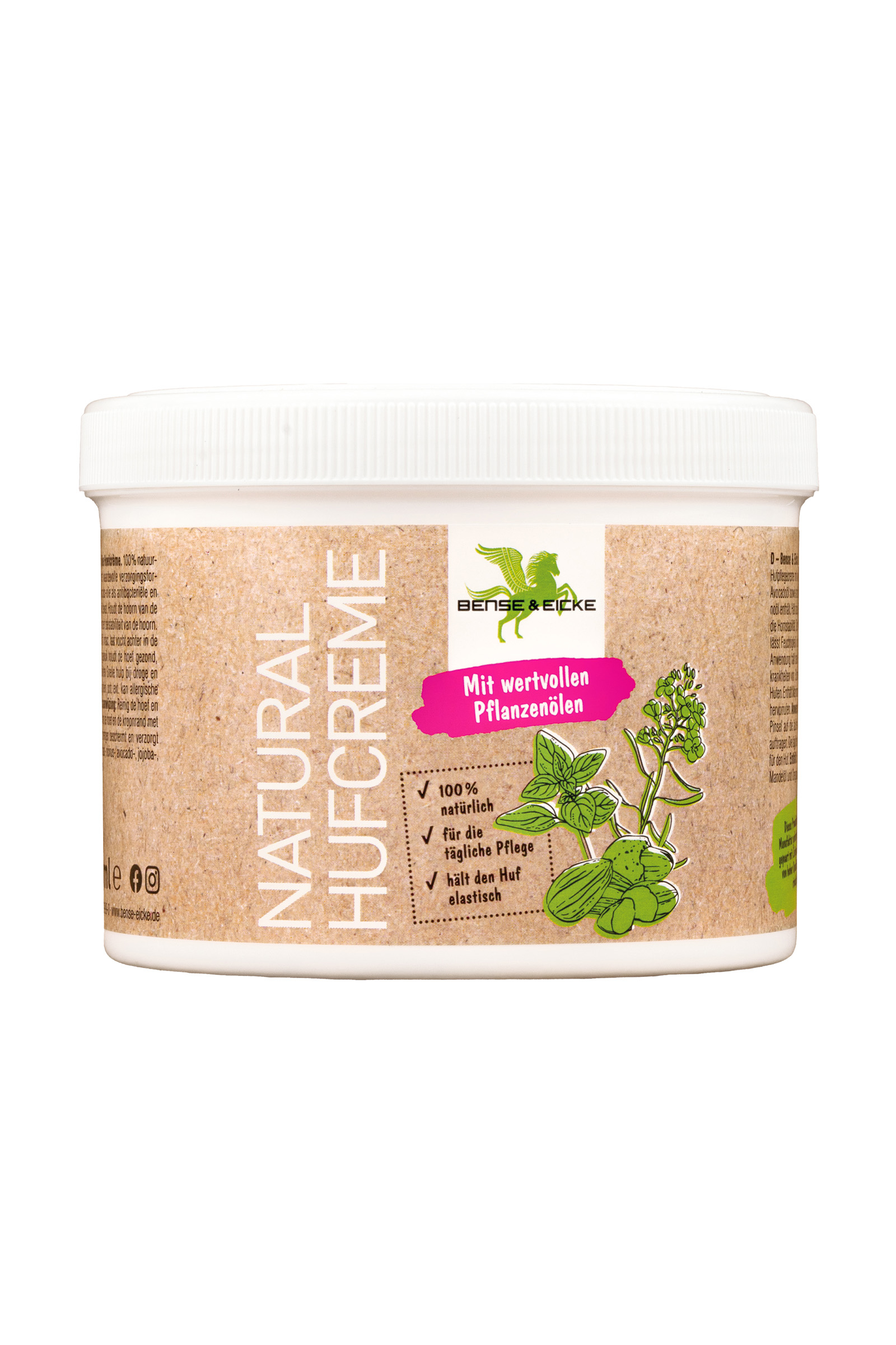 Bense & Eicke Natural Hufcreme, 500ml