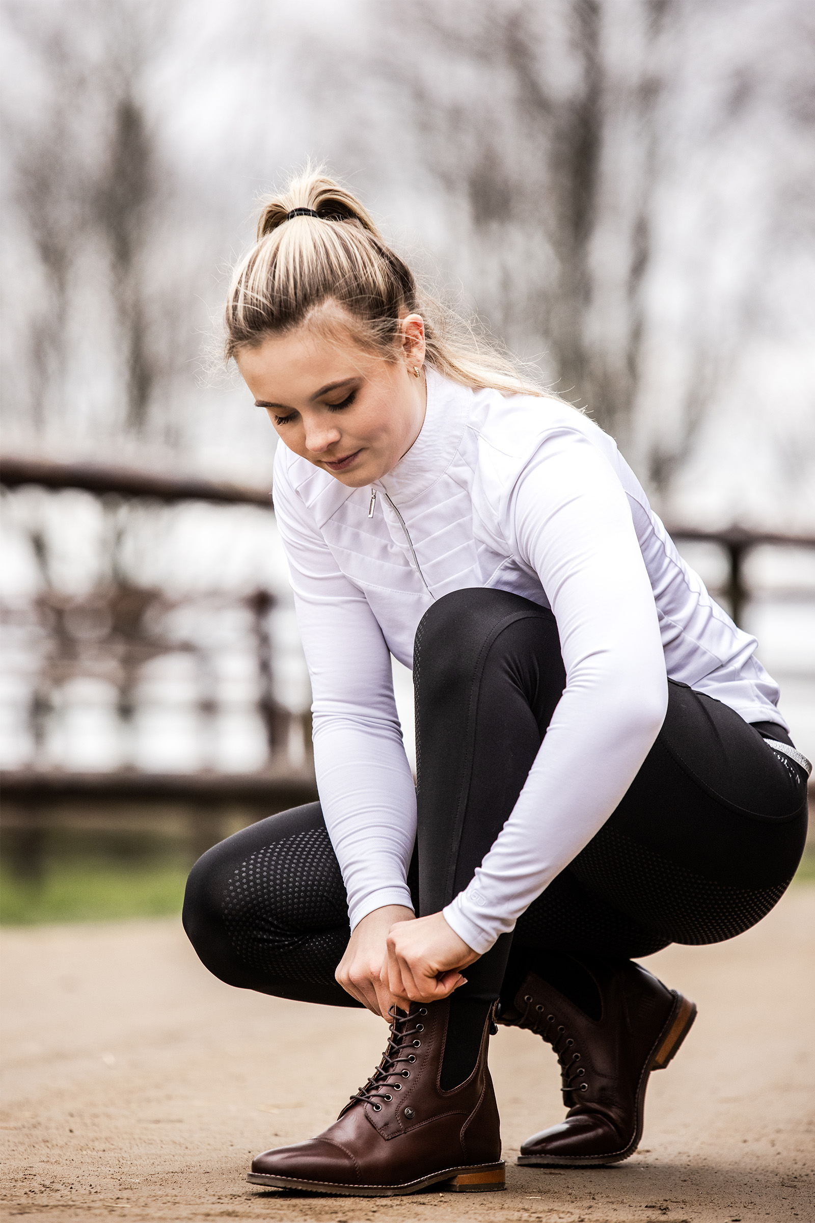 Suedwind Footwear Florentina Back Zip Lace Reitstiefeletten