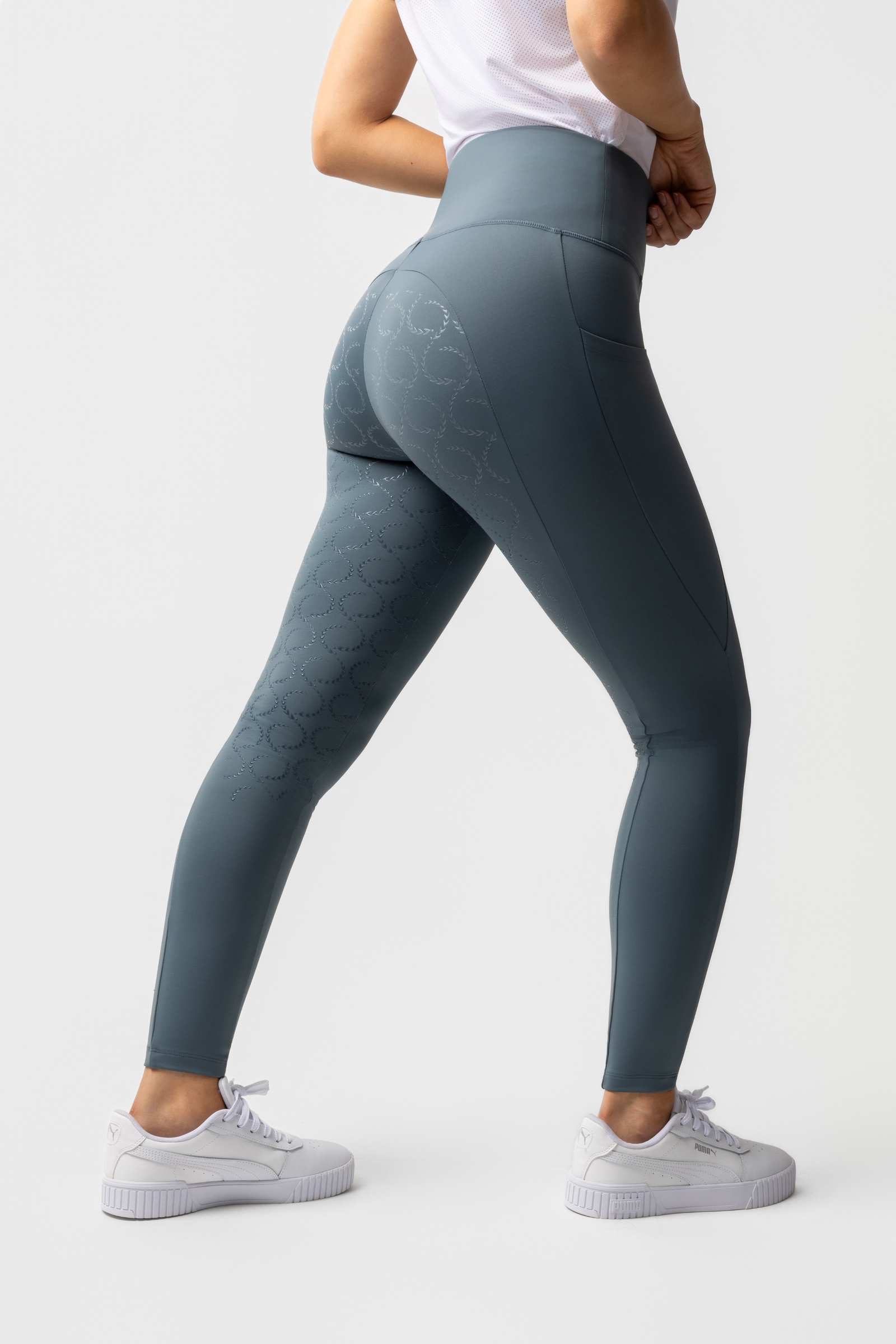 Horze Gillian Damen Thermo Vollbesatz Leggings