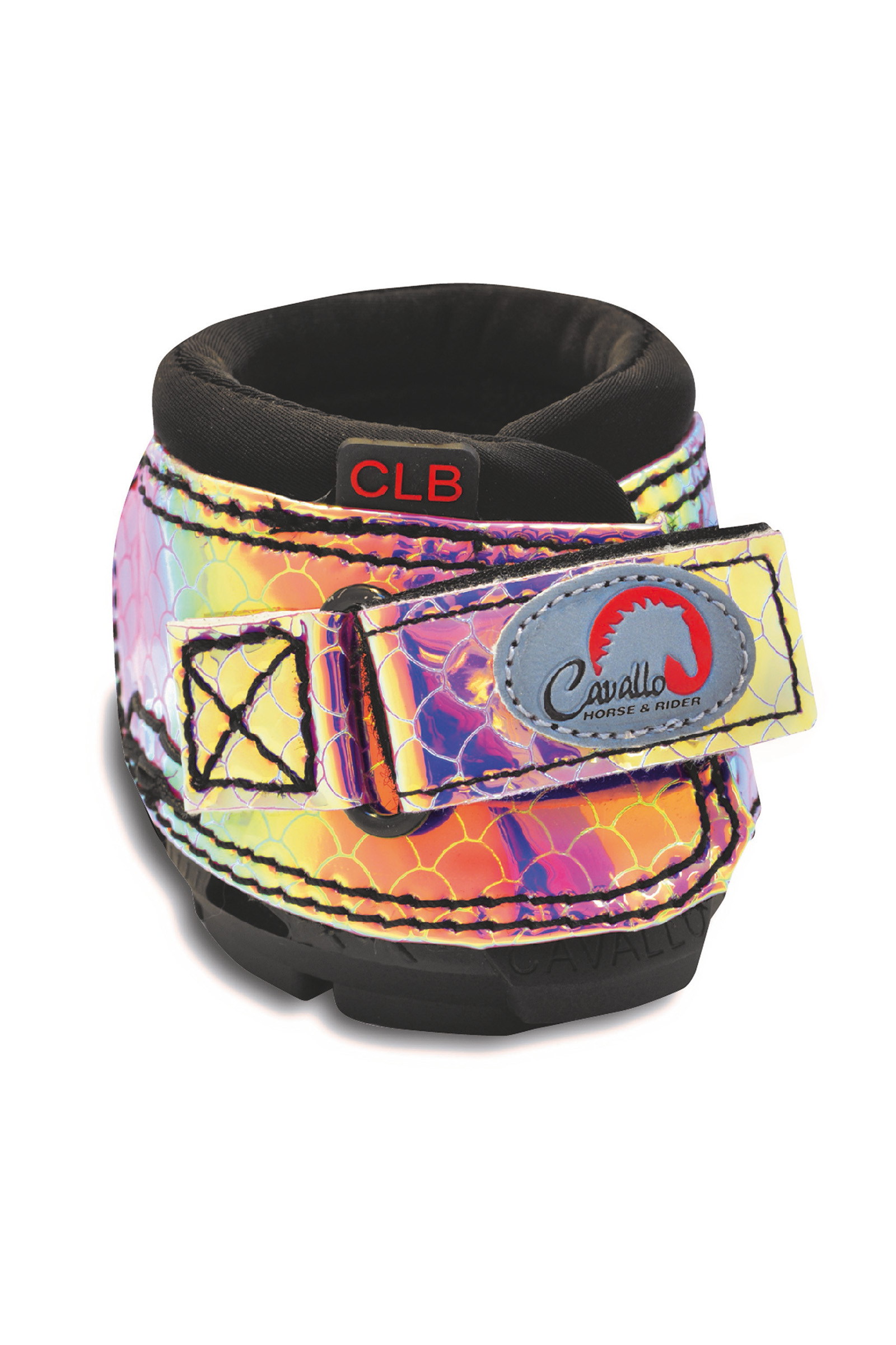 Metallic Pink Cavallo Hoof Boots F.R.A. CLB Bling Hufschuhe (Paar)