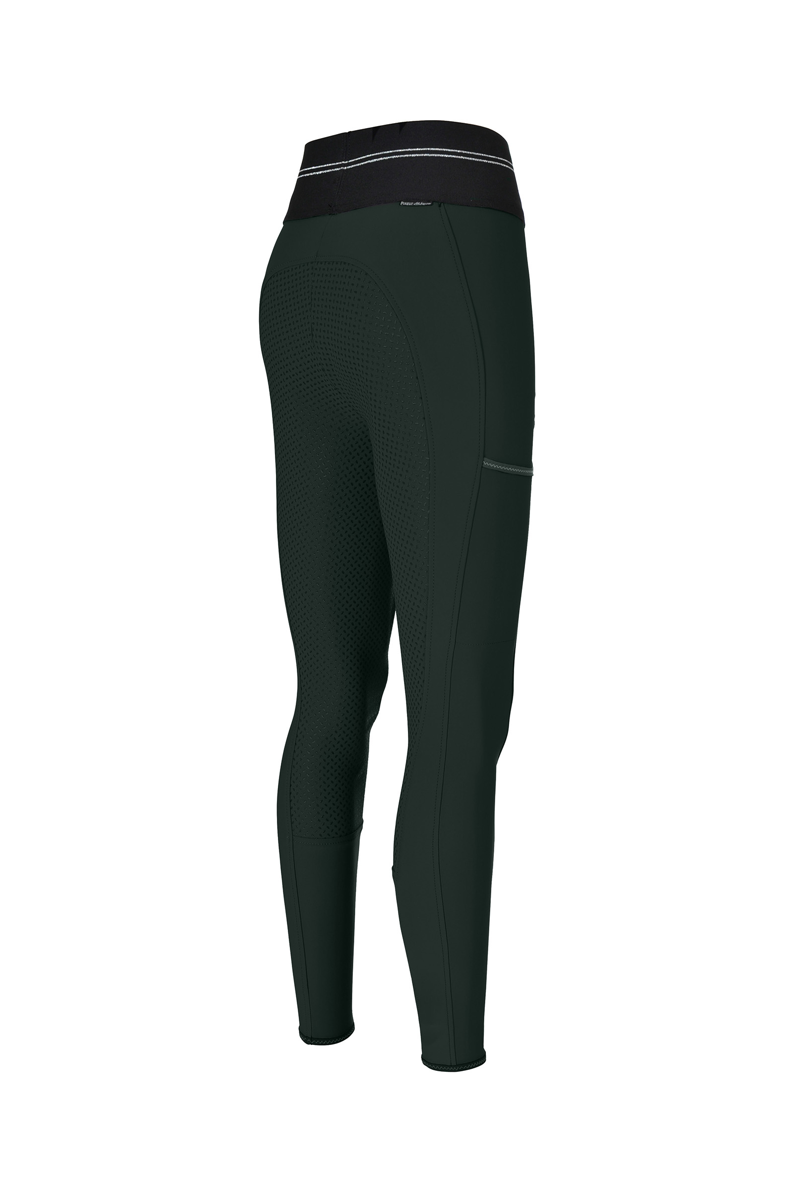 Dark Green Pikeur Gia Grip Athleisure II Vollbesatzreithose für Damen