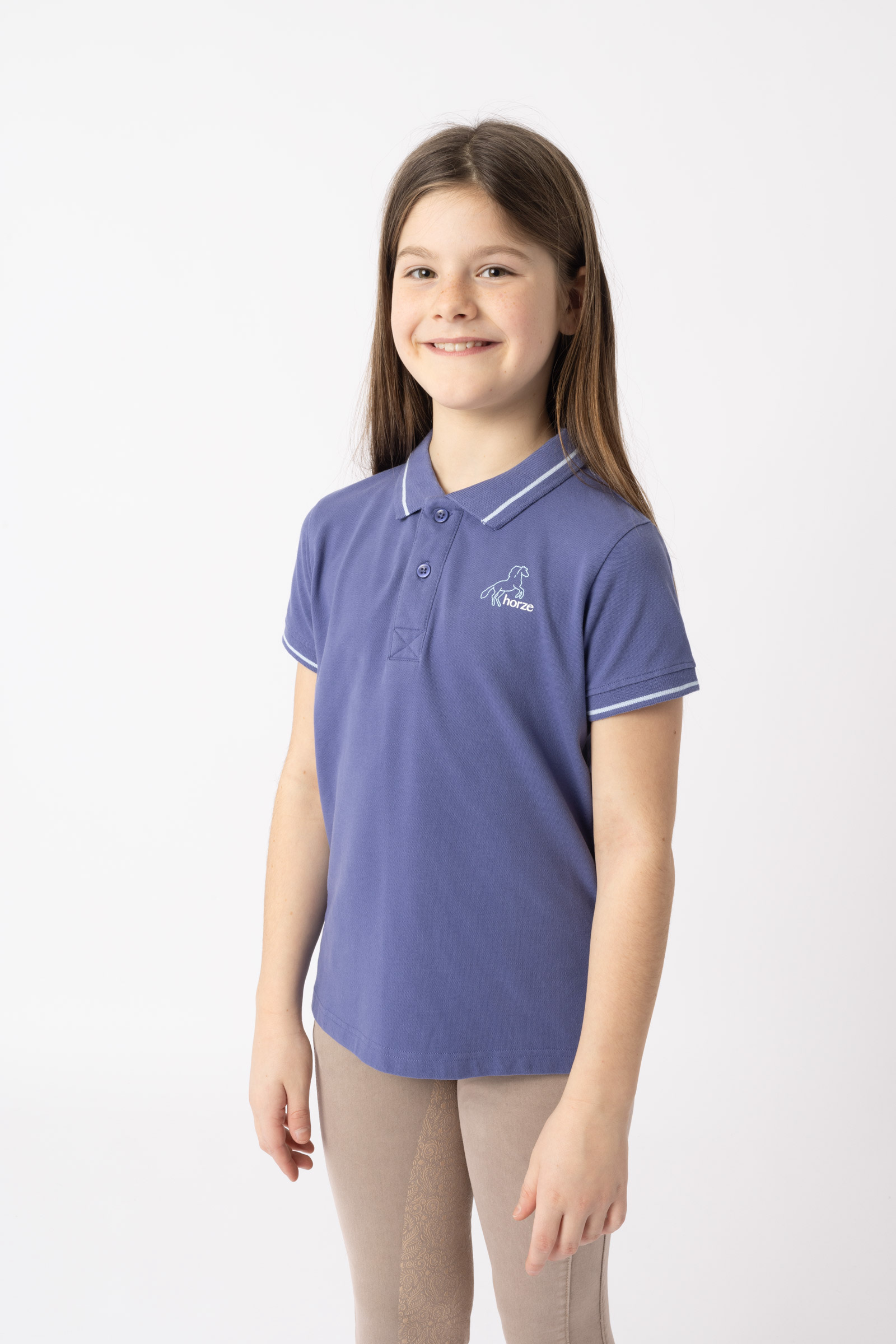 Horze Sohra Kinder Funktions Poloshirt