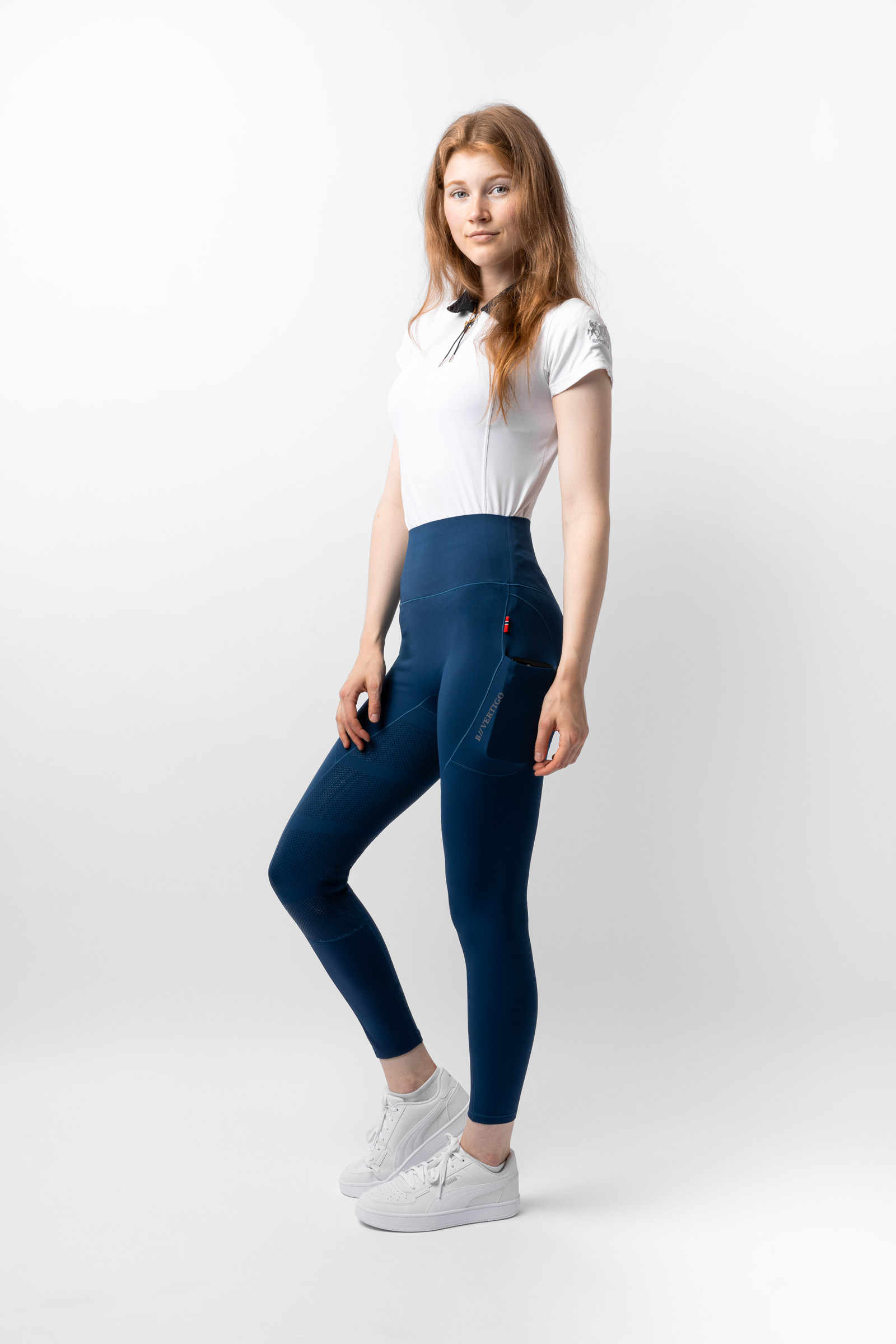 B Vertigo Leonora Damen nahtlose Thermo-Reithosen mit Vollbesatz
