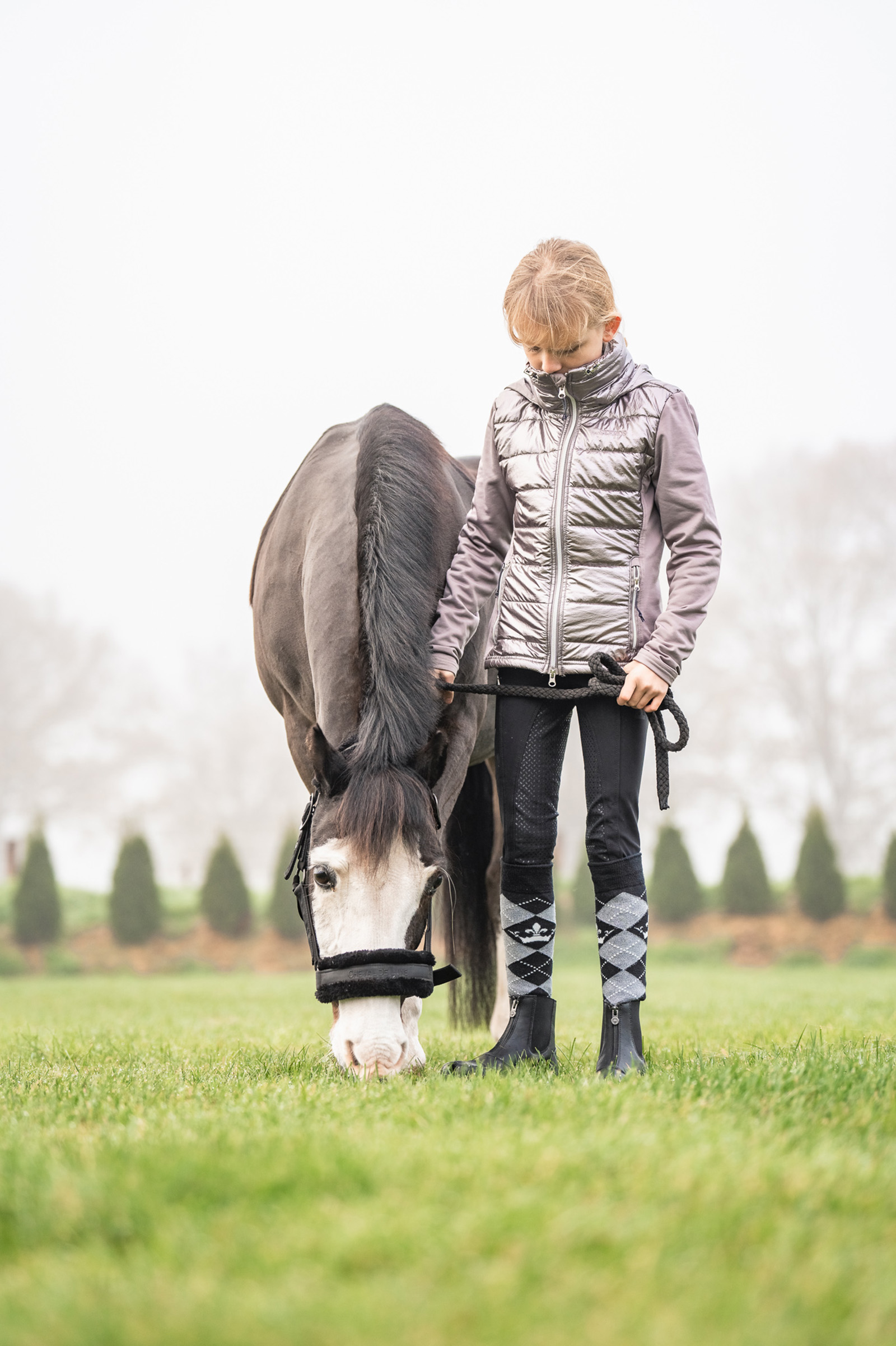 Suedwind Footwear Nova Vegan Reitstiefeletten mit Rei&szlig;verschluss vorne, Kinder