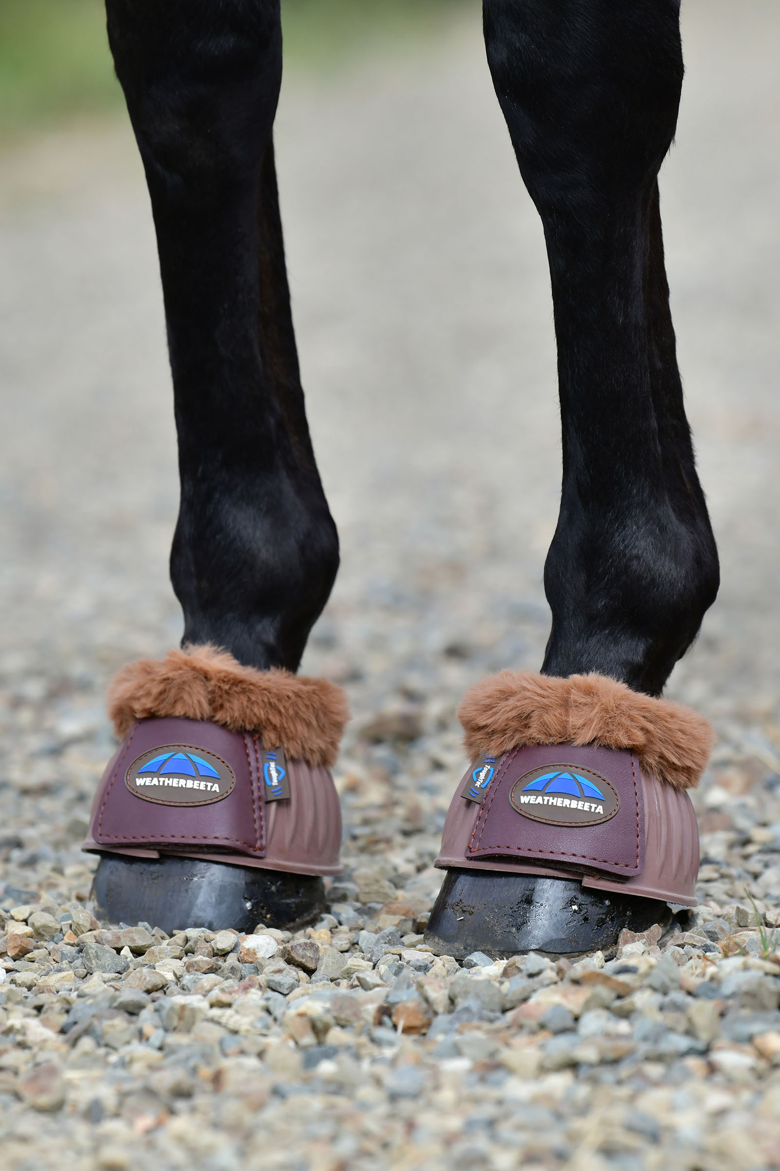 Weatherbeeta Tough-Tec Prime Gummihufglocken mit Fleece-Umrandung