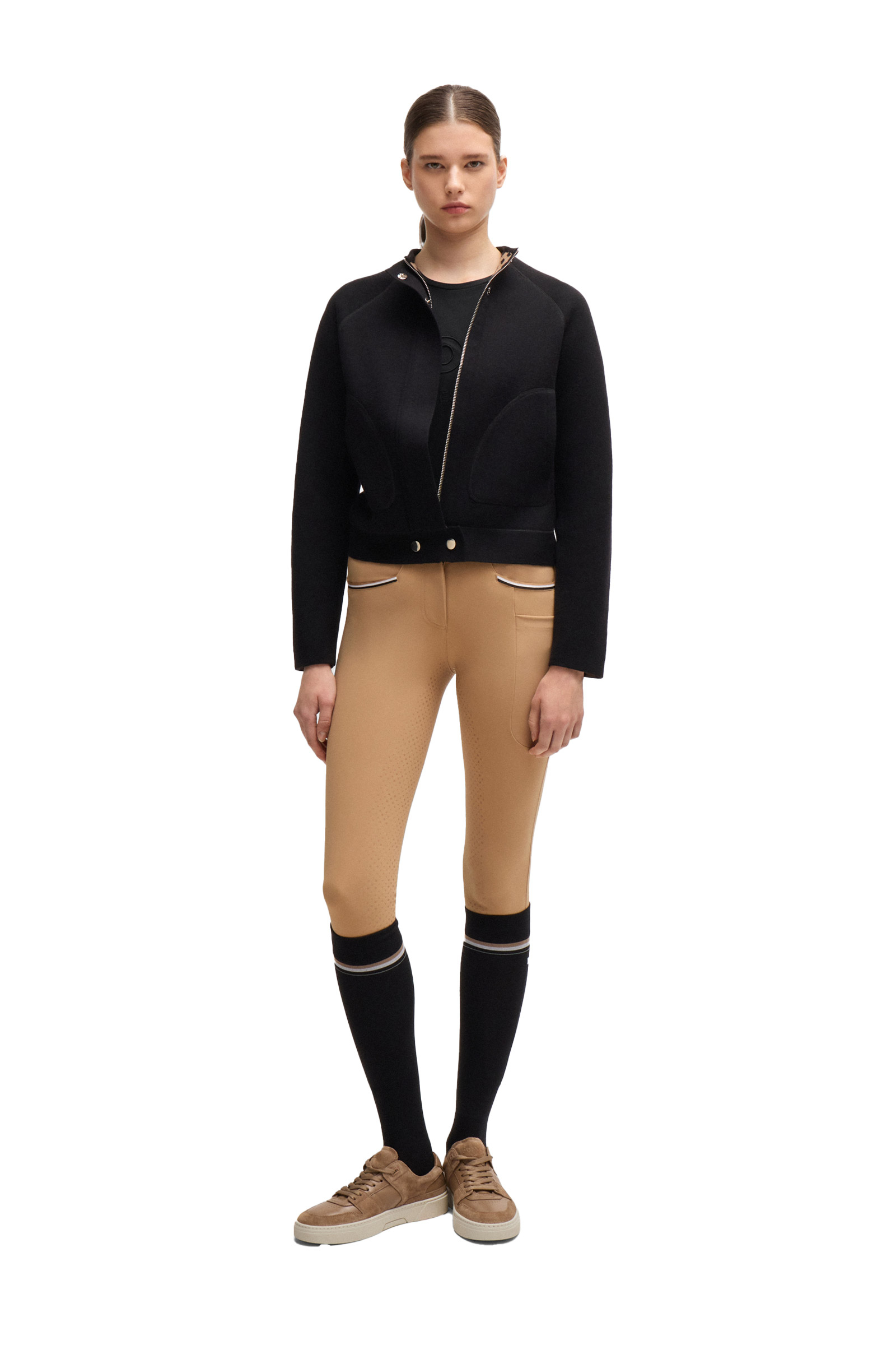 Boss Maya Damen-T-Shirt mit Stickerei