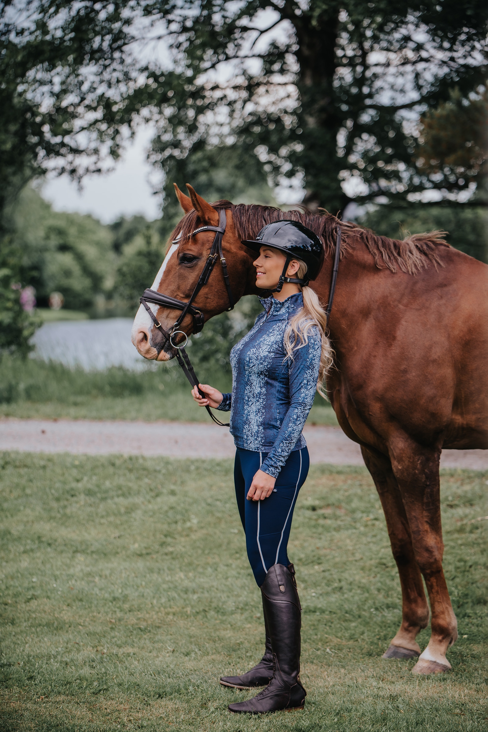 Mountain Horse Jade Tech Fleece Kinder Reitleggings mit Vollbesatz