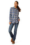 Ariat Rebar Flannel DuraStretch Damen Arbeitshemd