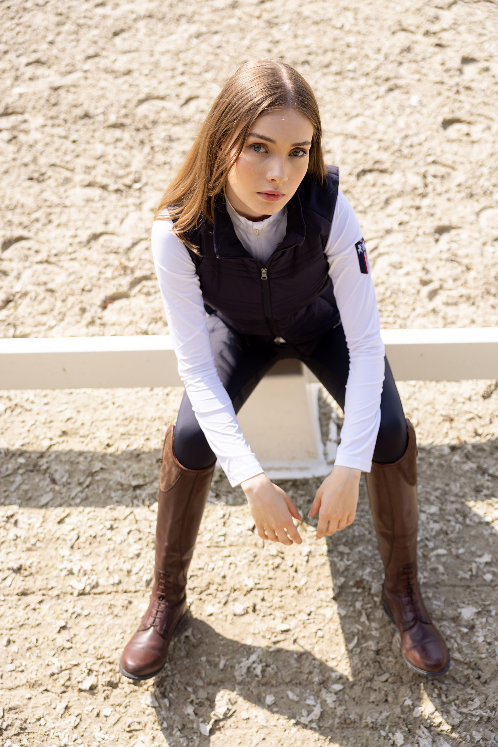 B Vertigo Isabelle Gef&uuml;tterte Damen Reitweste