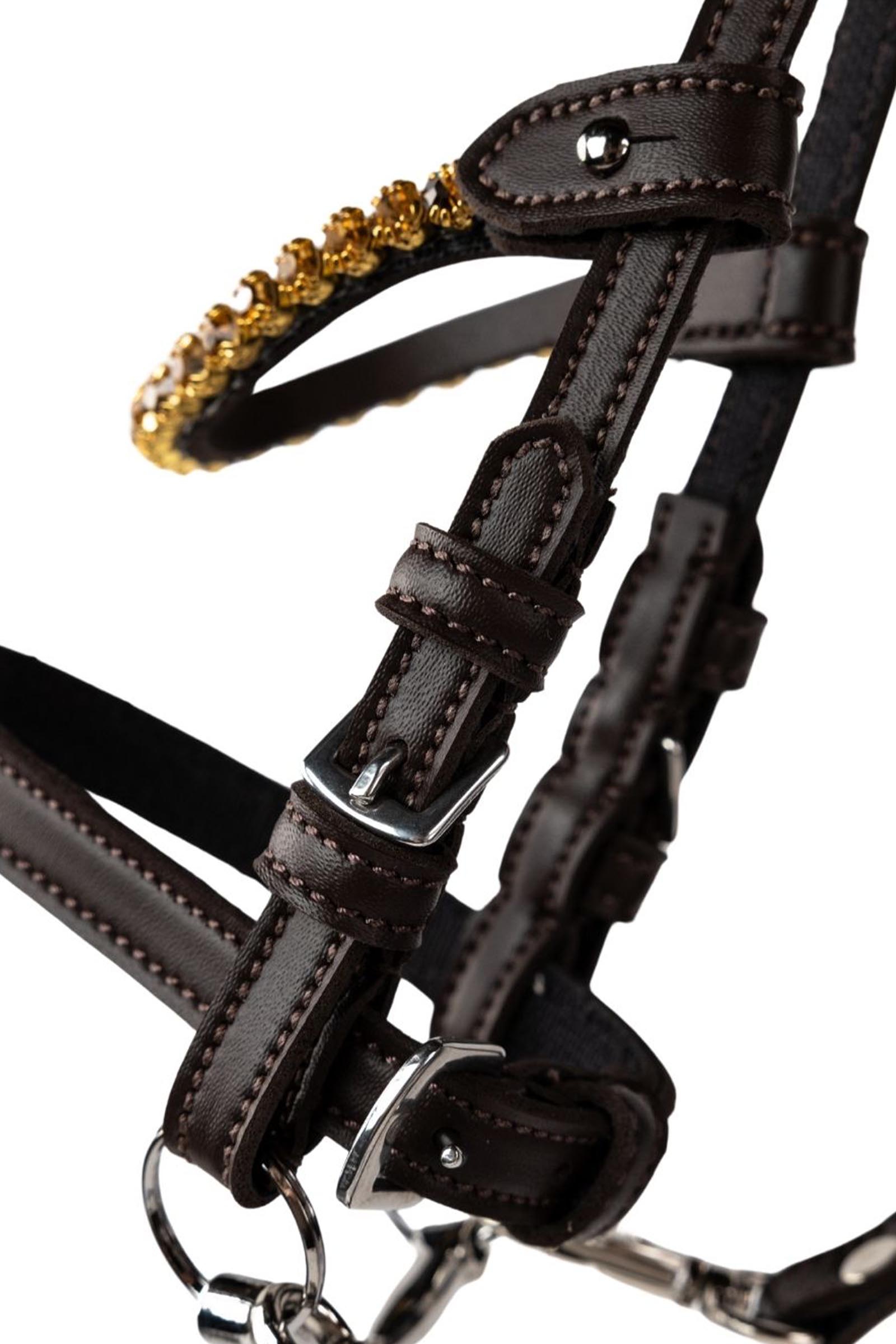 My Hobby Horse Ledertrense mit Steinen