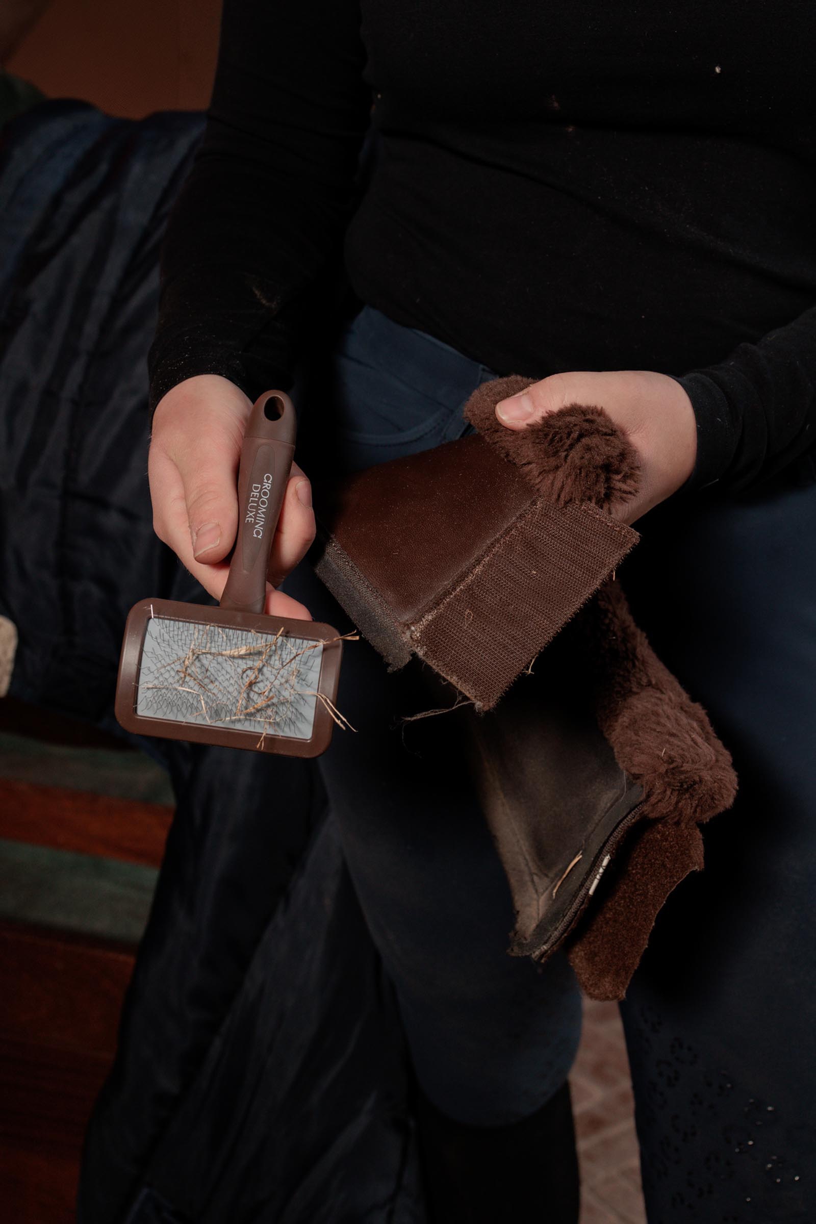 Grooming Deluxe Reinigungsb&uuml;rste f&uuml;r Klettverschl&uuml;sse  