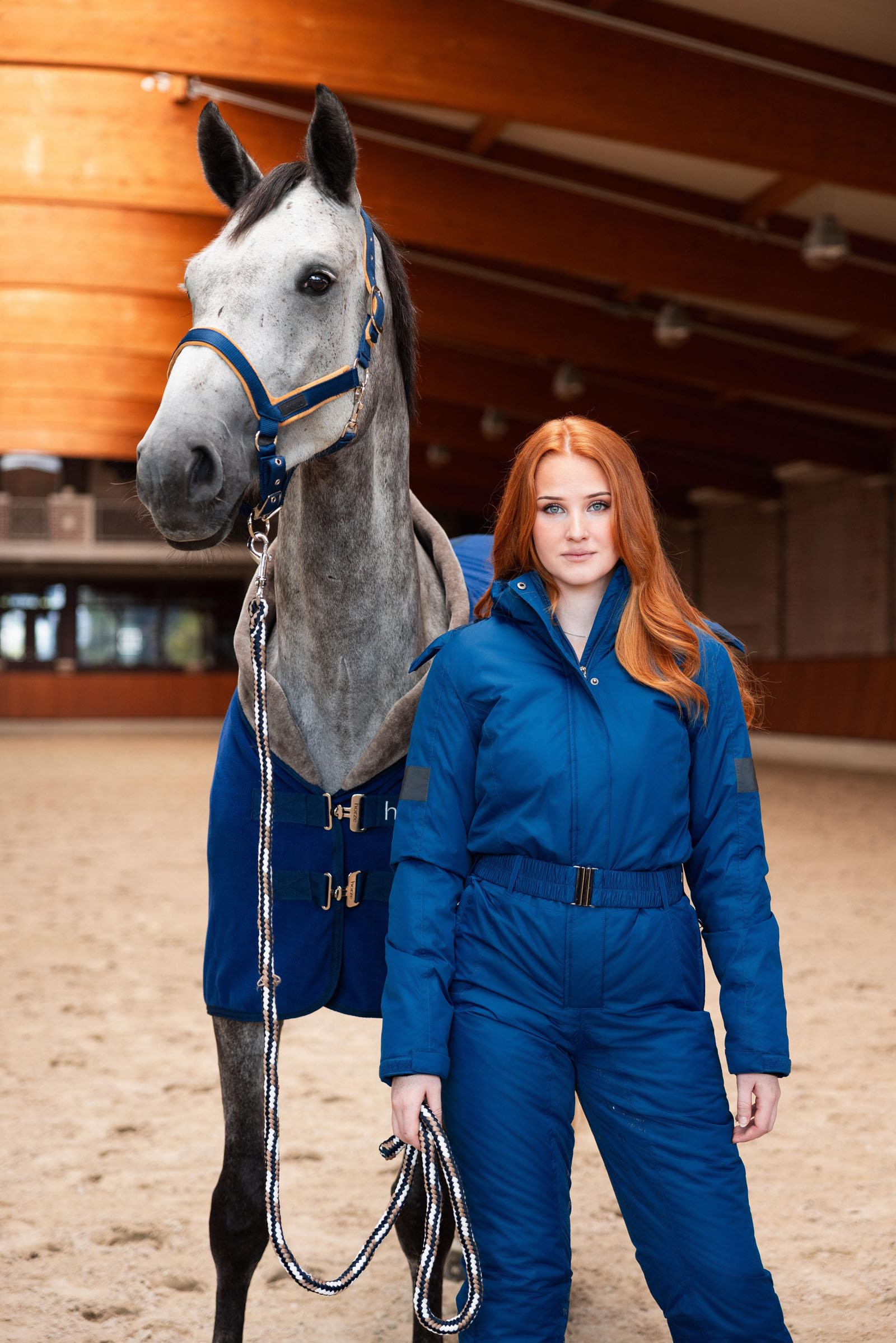 Horze Del&eacute;mont Fleece Abschwitzdecke