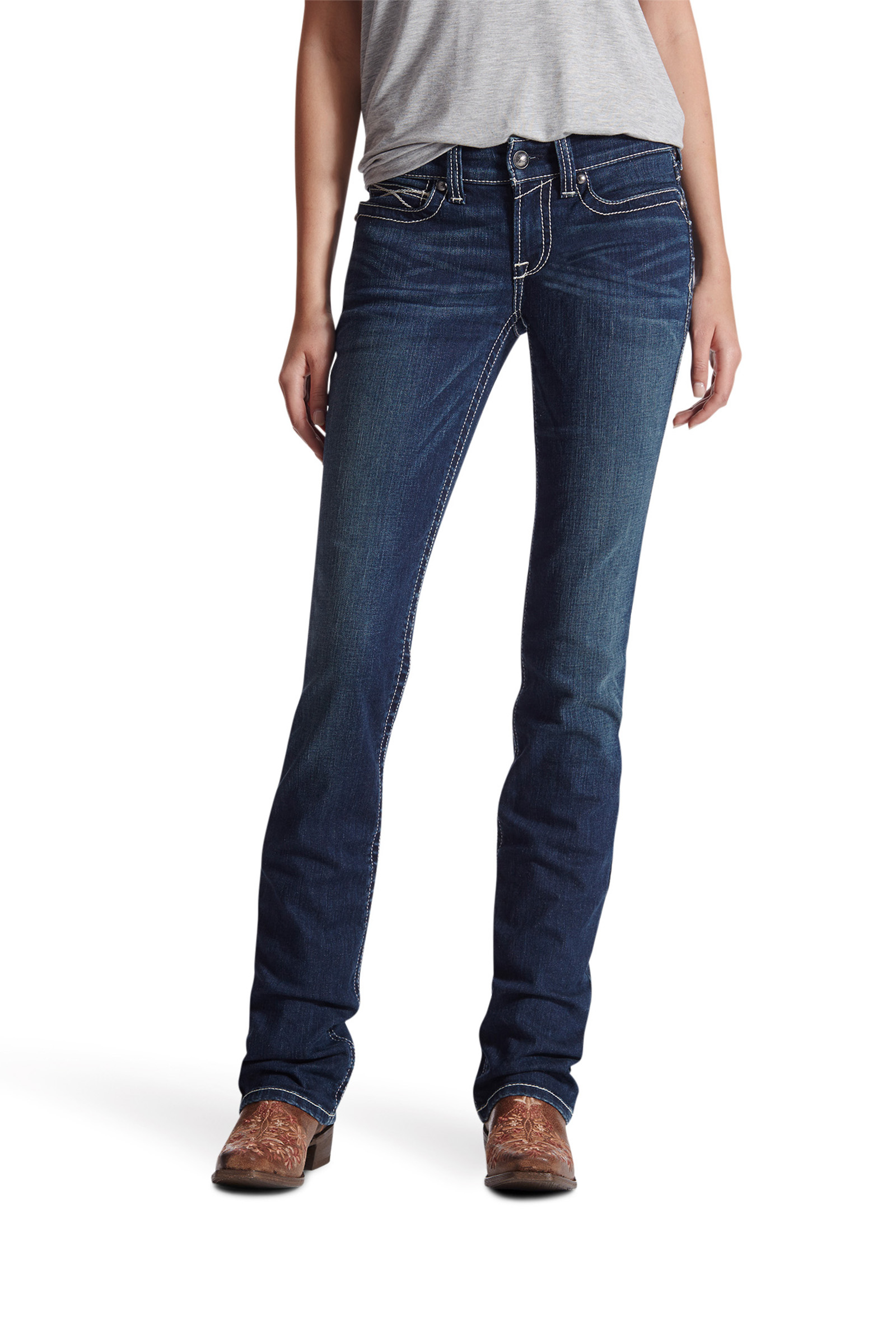 Ocean Ariat Real Stretch Icon Straight Jeans für Damen