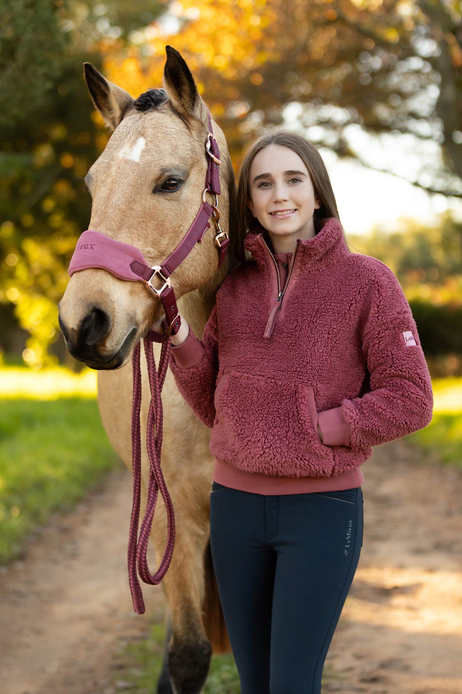 LeMieux Young Rider Tia Teddy Fleece Pullover