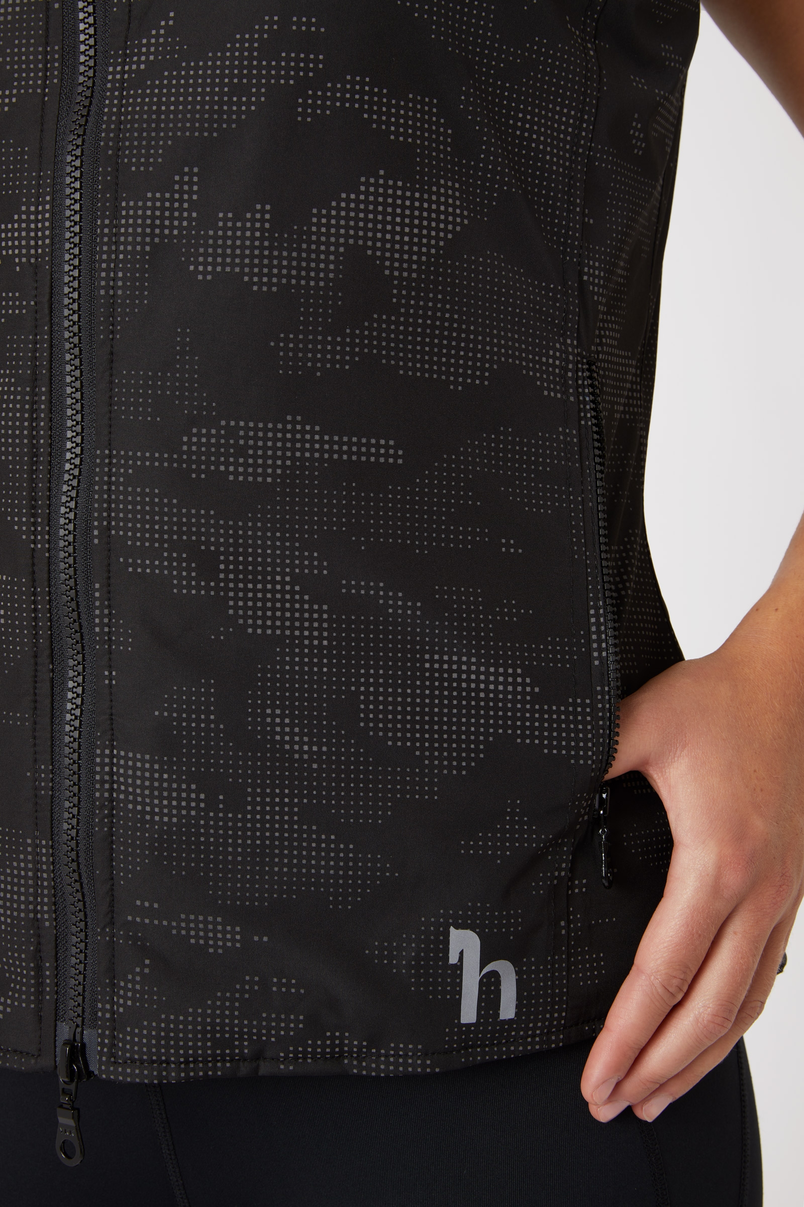 Horze Camo Luminox Reflektierende Damen Reitweste