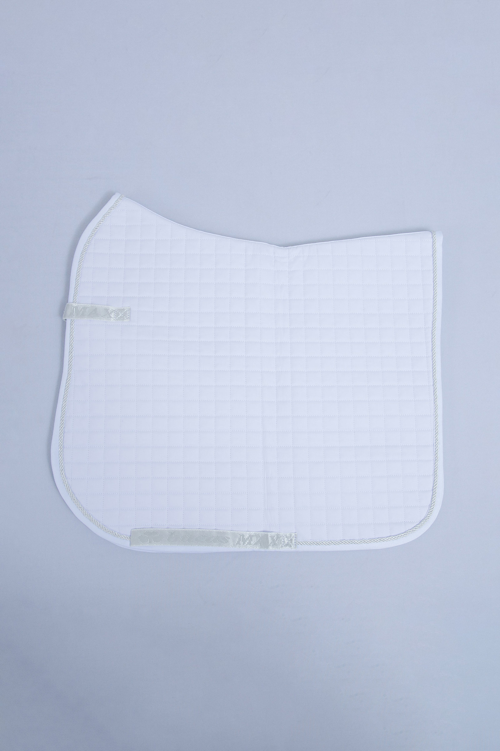 White/Silver Bucas Max Dressurschabracke