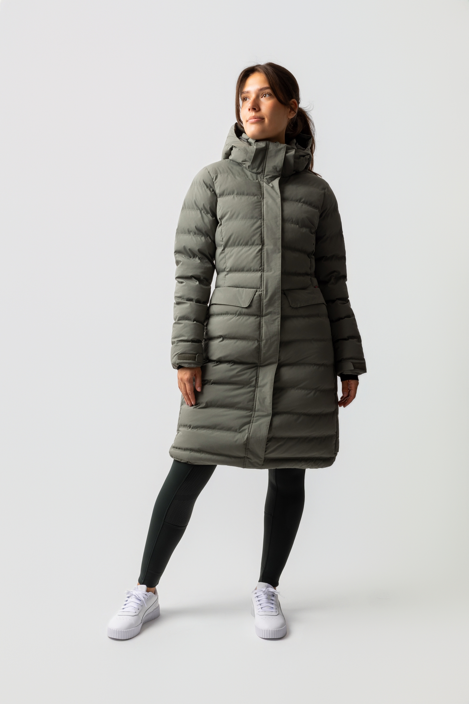 Mulled basil B Vertigo Celeste Damen wasserdichte Parka Reitjacke