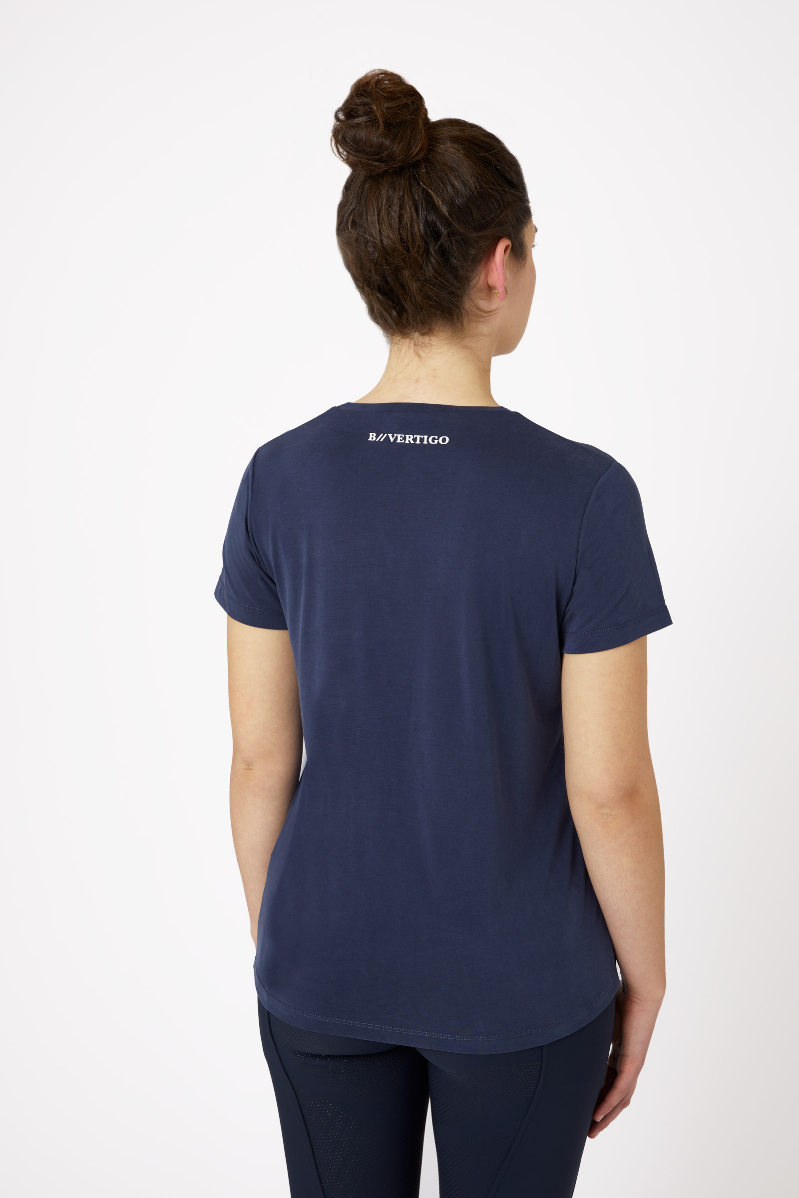 B Vertigo Daniele Damen‑T-Shirt mit kurzen &Auml;rmeln und k&uuml;hlendem Effekt