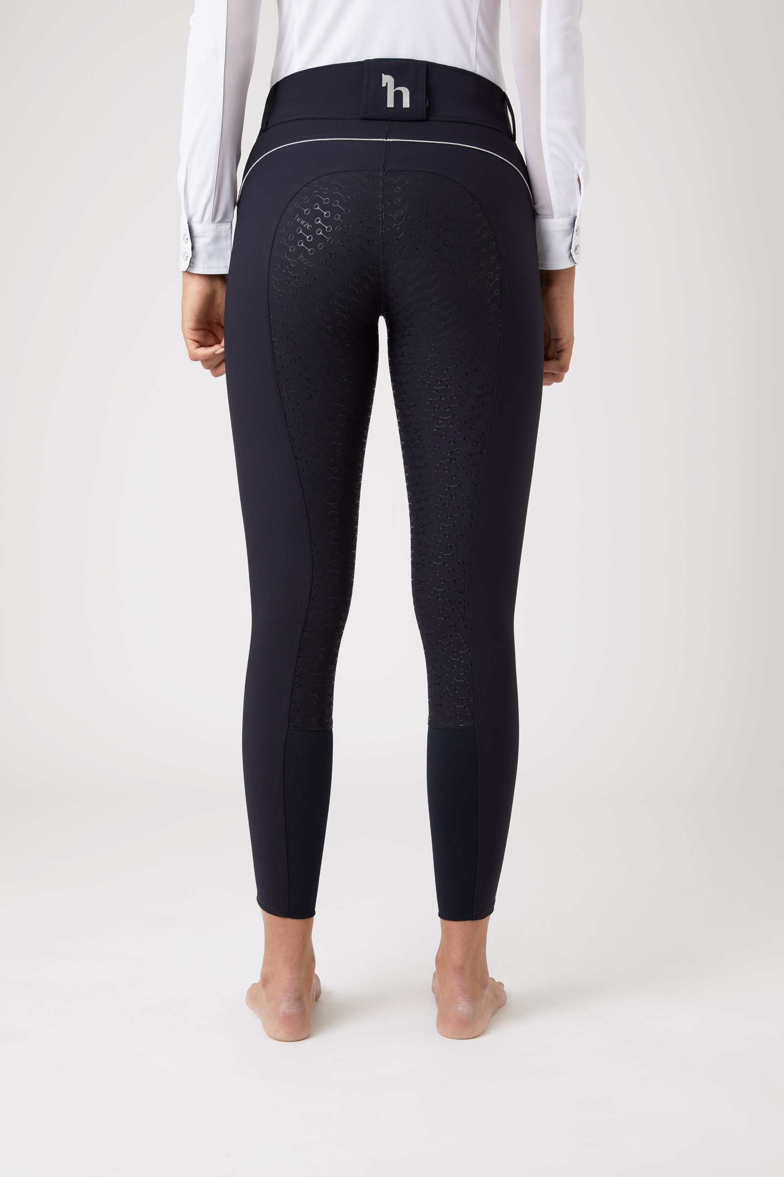 Horze Aubrey Damen Reithose mit Silikonvollbesatz und hohem Bund
