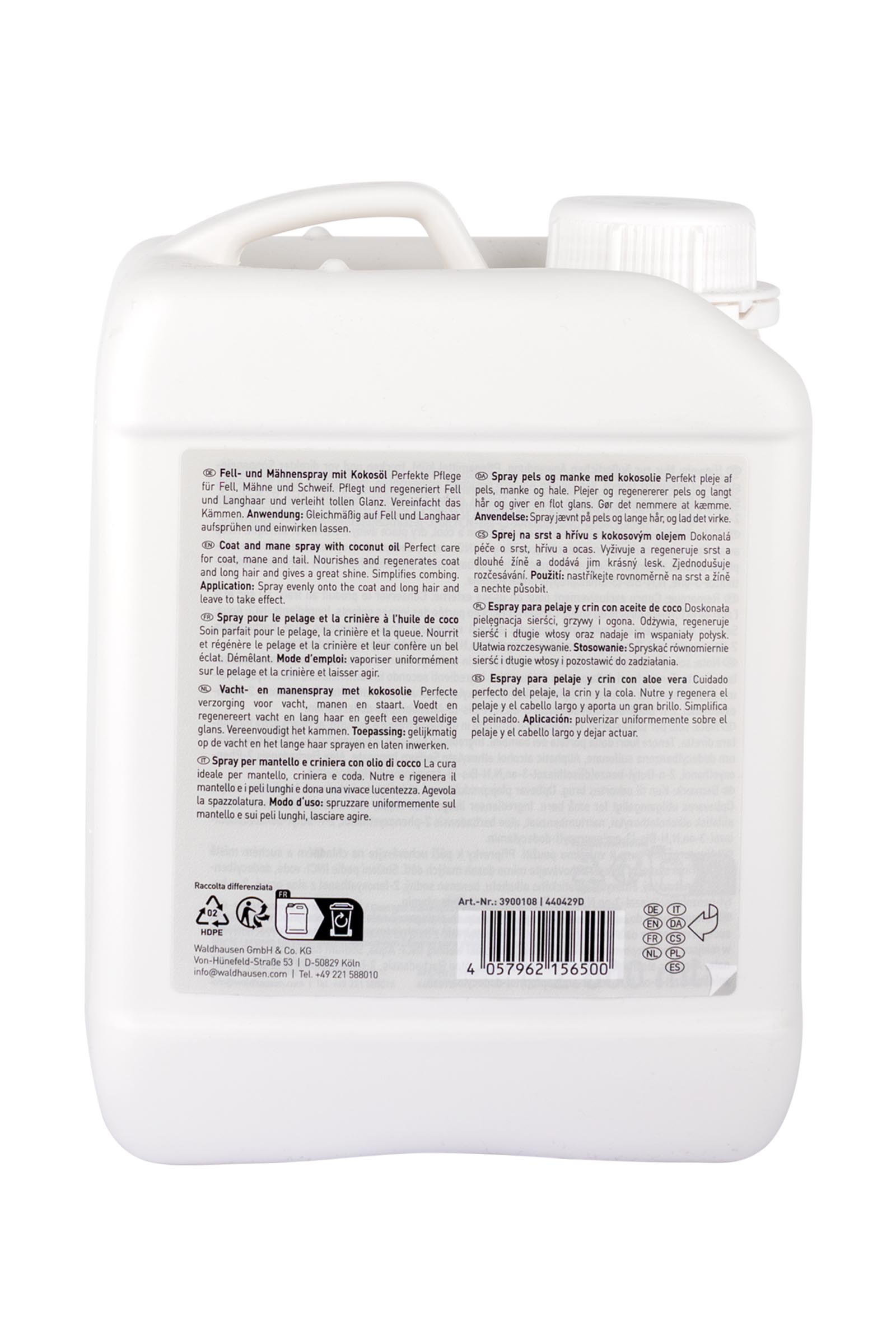 Waldhausen Pflegespray f&uuml;r M&auml;hne & Schweif mit Aloe Vera, 2,5 l