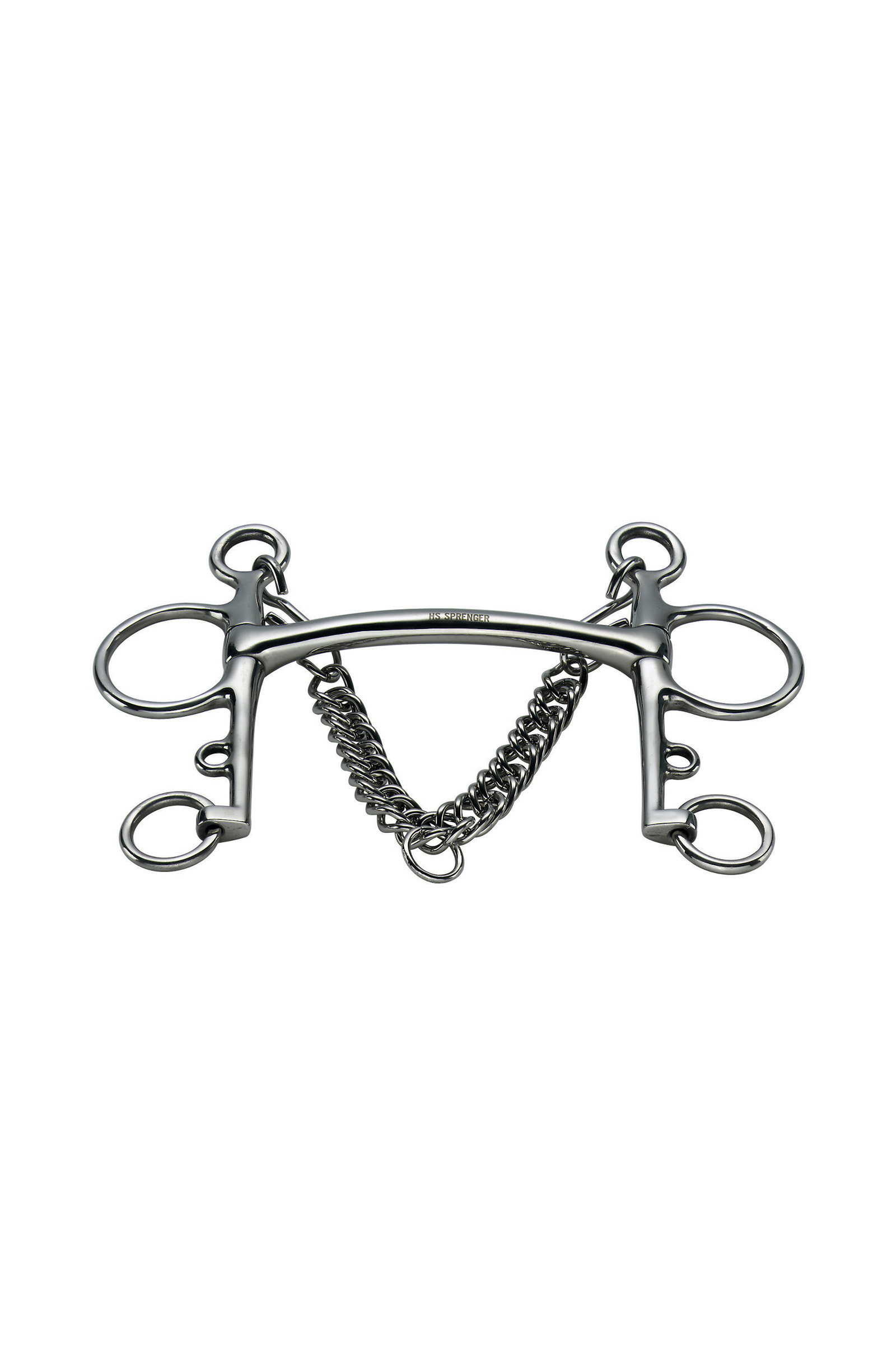 Sprenger Pelham, Stangengebiss, gebogen, Edelstahl