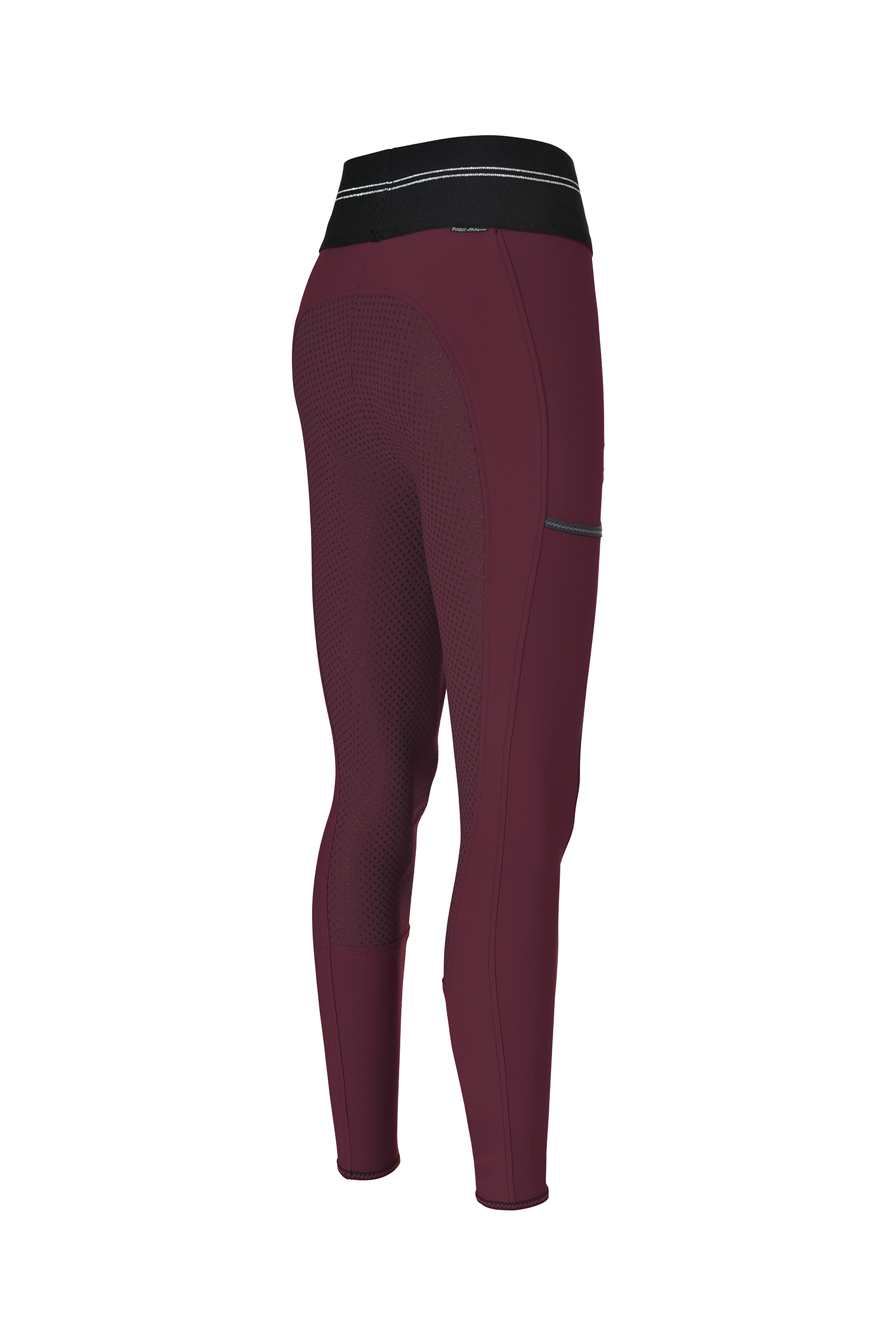 Dark Red Pikeur Gia Grip Athleisure II Vollbesatzreithose für Damen