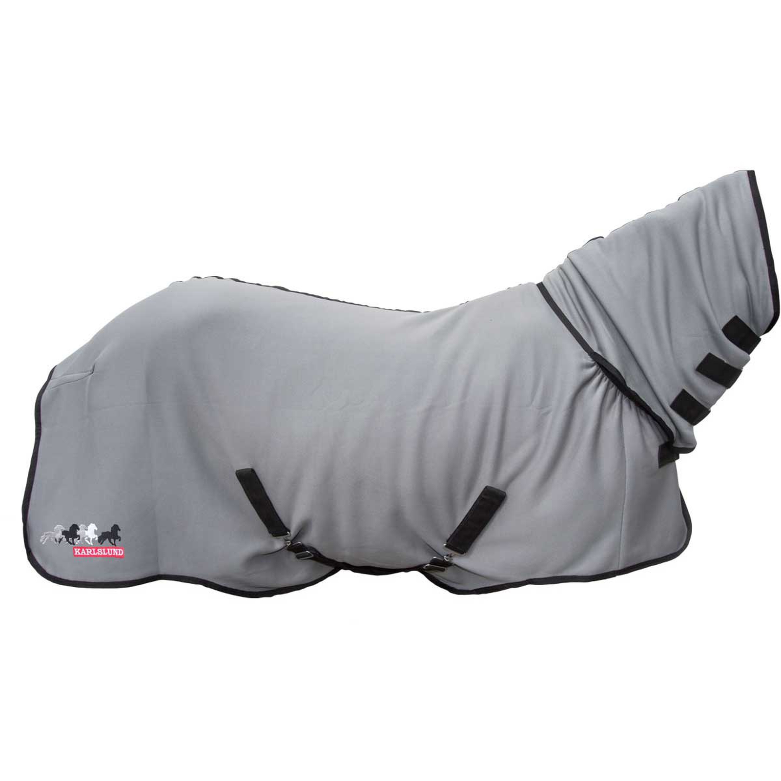 Karlslund Quick-Dry Fleece Abschwitzdecke mit Halsteil