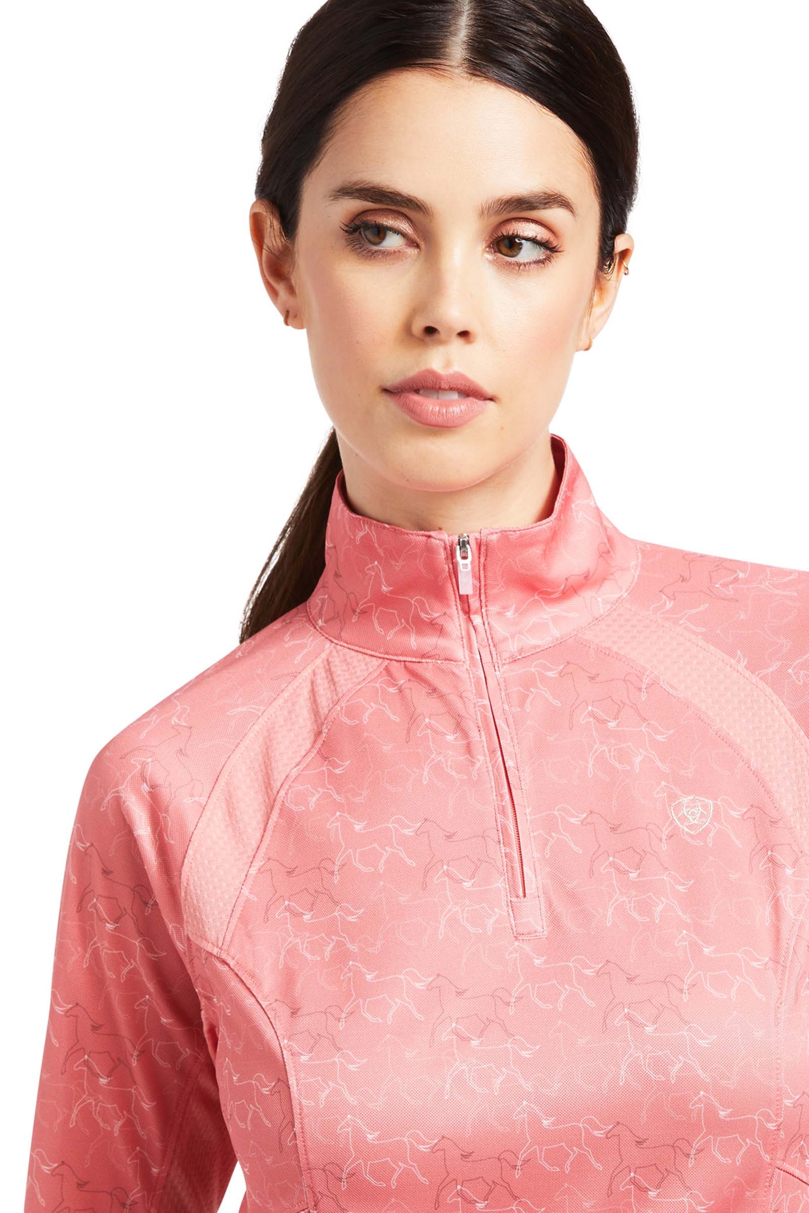 Ariat Sunstopper 2.0 Damen 1/4 Zip Baselayer Shirt