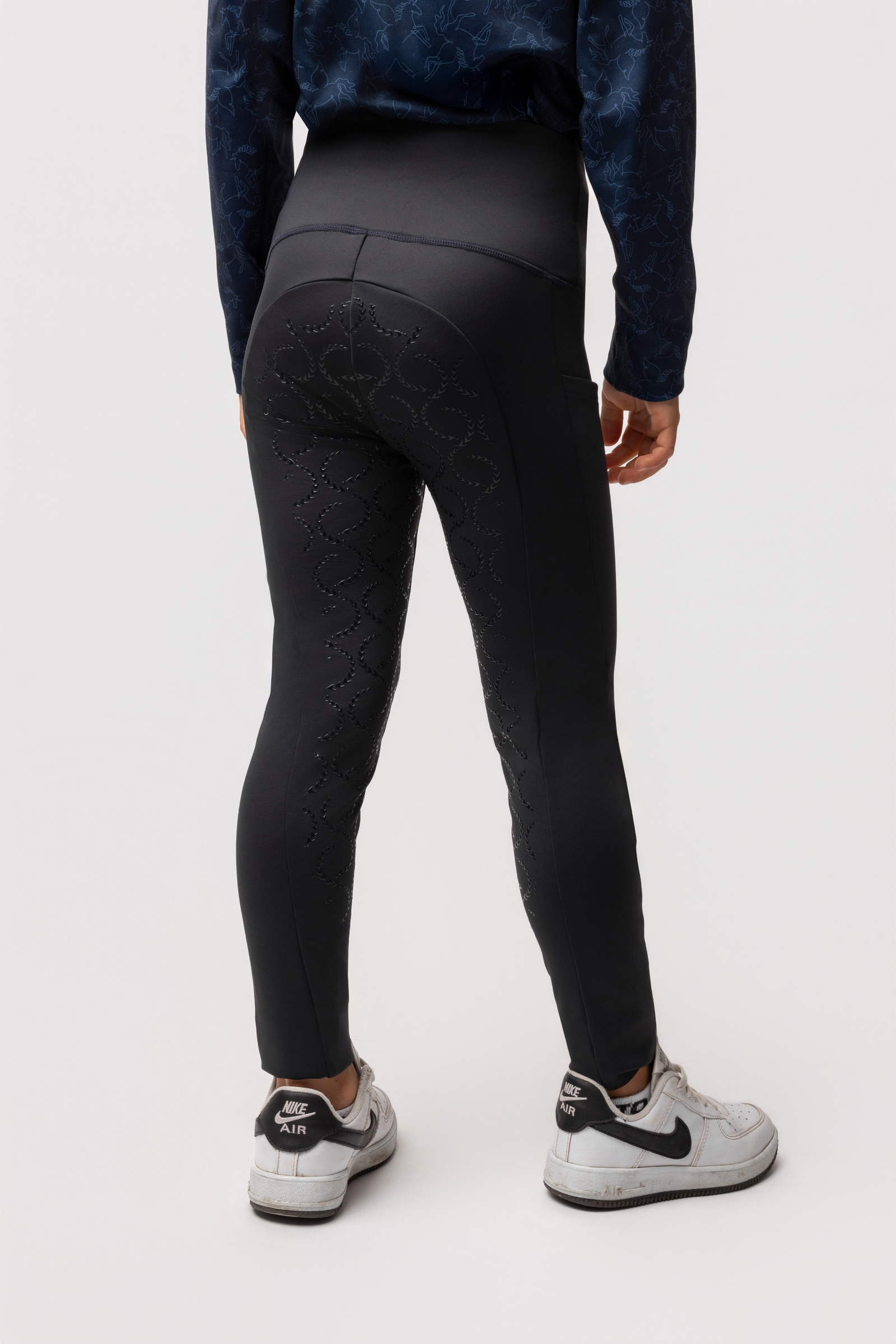 Horze Gillian Kinder Thermo Vollgrip Reitleggings