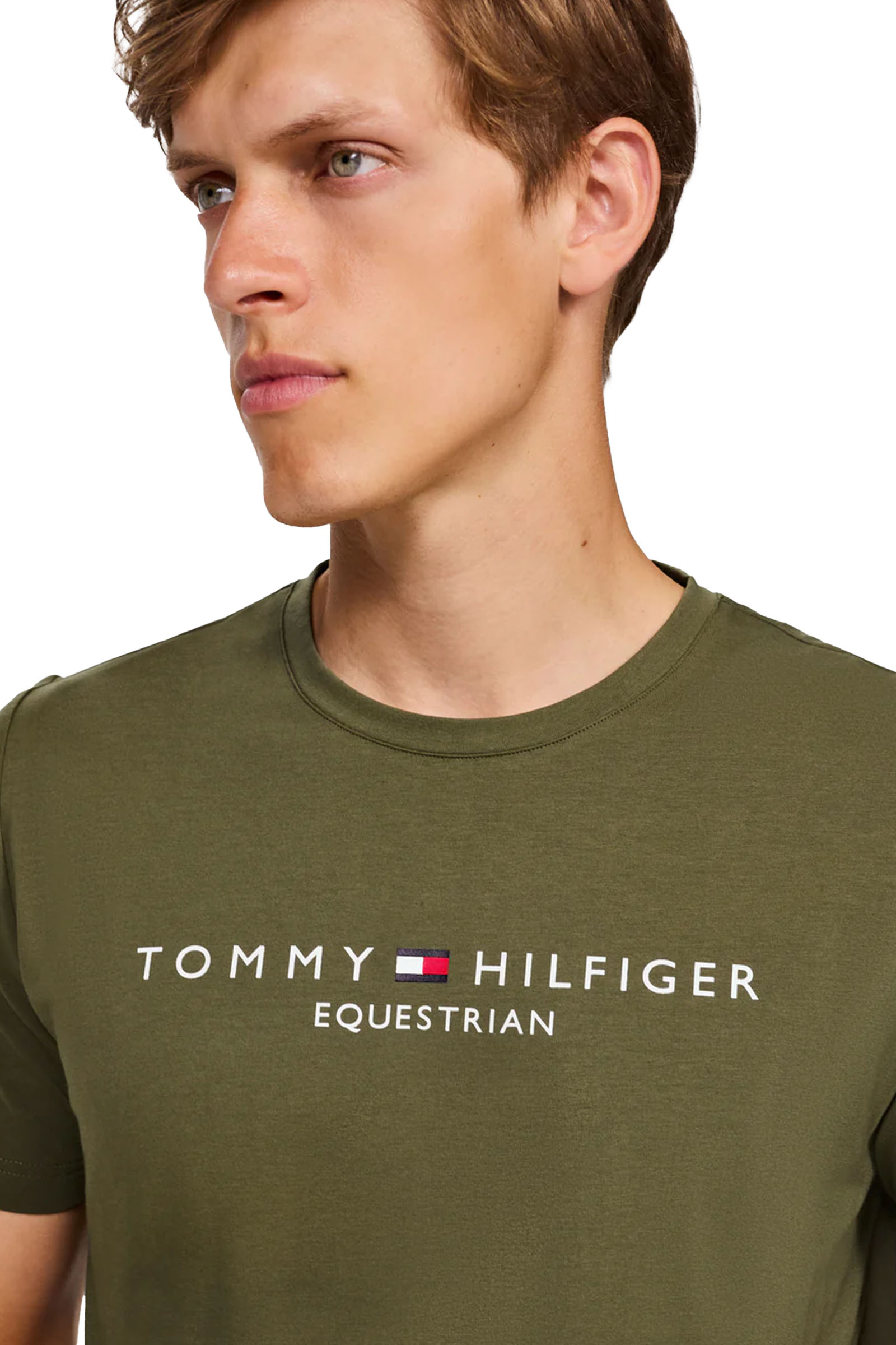 Tommy Hilfiger Equestrian Williamsburg T-Shirt mit Motiv und kurzen Ärmeln