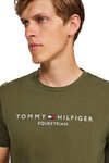 Tommy Hilfiger Equestrian Williamsburg T-Shirt mit Motiv und kurzen Ärmeln