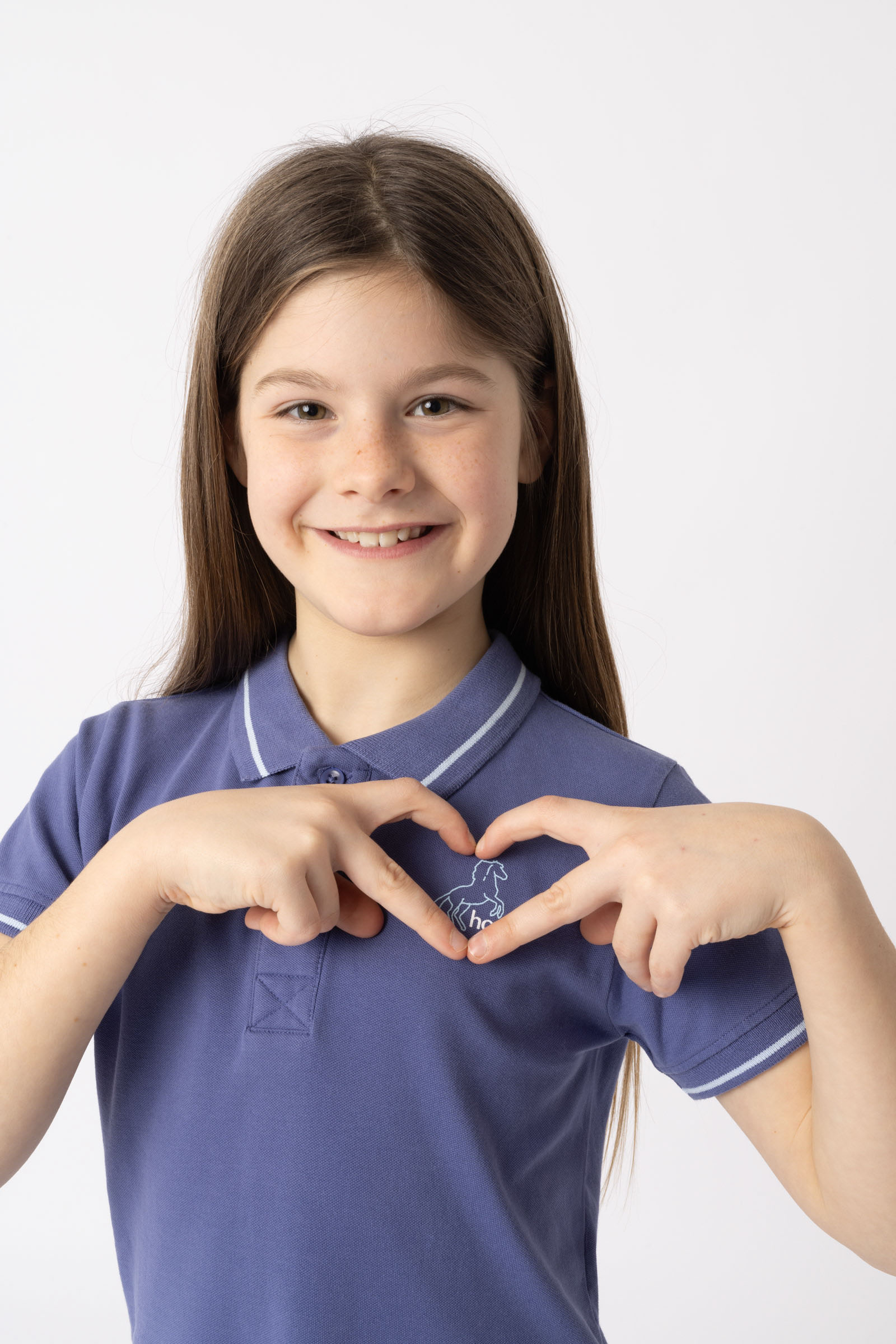 Horze Sohra Kinder Funktions Poloshirt