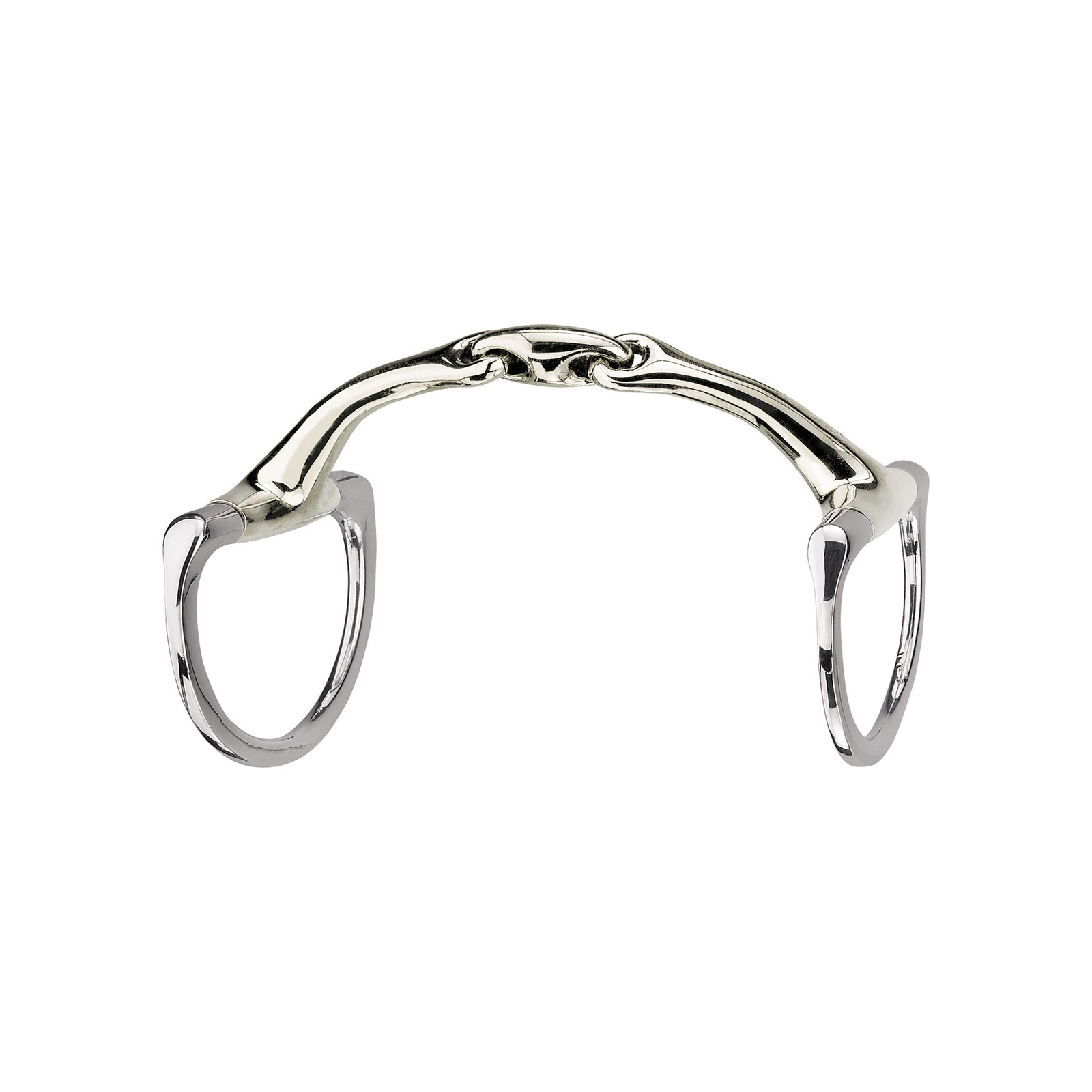 Sprenger Dynamic RS Sensogan D-Ring Olivenkopfgebiss, dopp. gebrochen, 14 mm