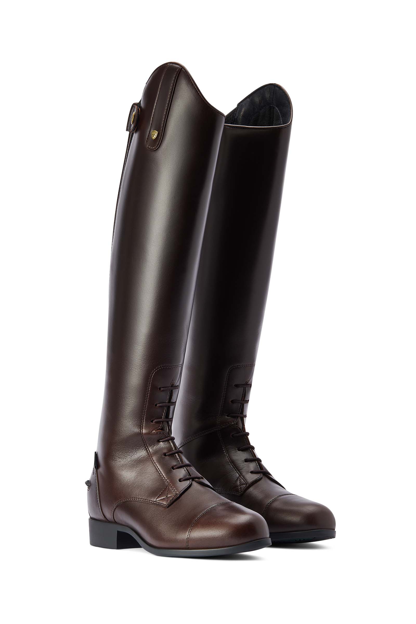 Chocolate Brown Ariat Heritage Contour II H2O Damen gef&uuml;tterte Reitstiefel