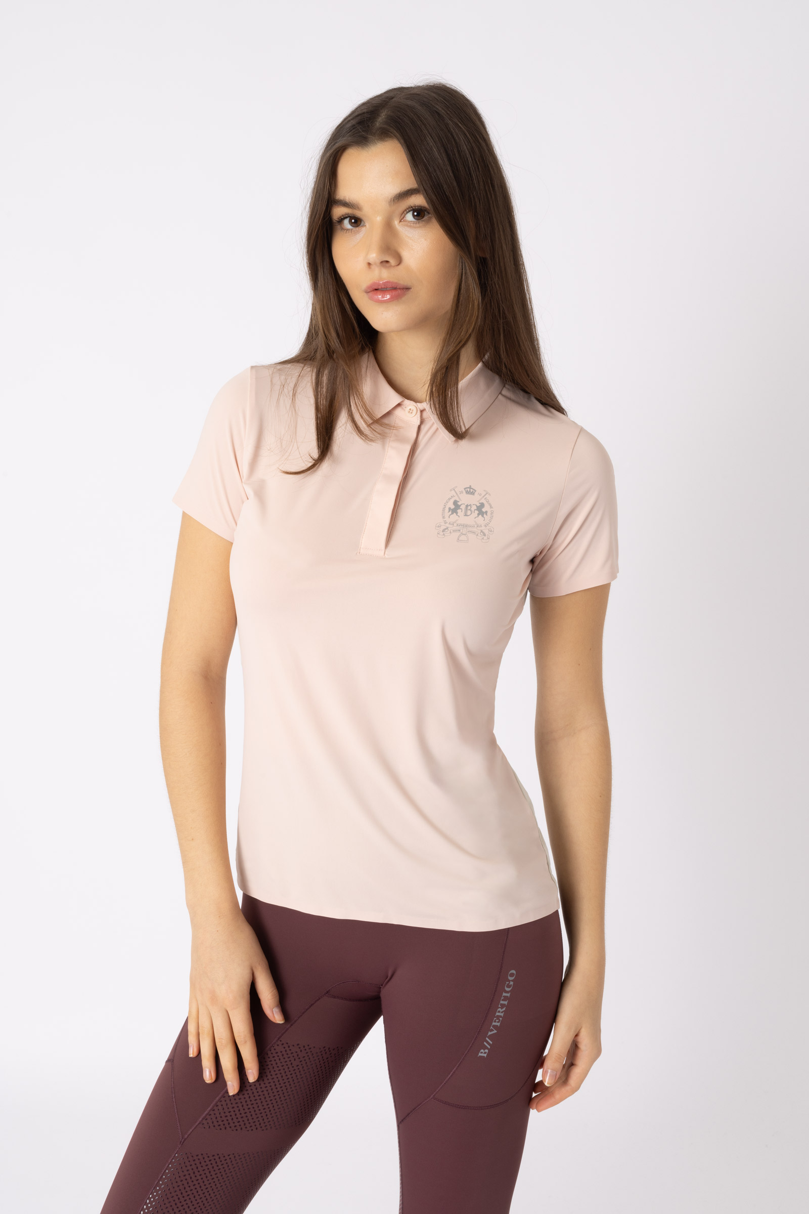 B Vertigo Daphne Nahtloses Poloshirt für Frauen