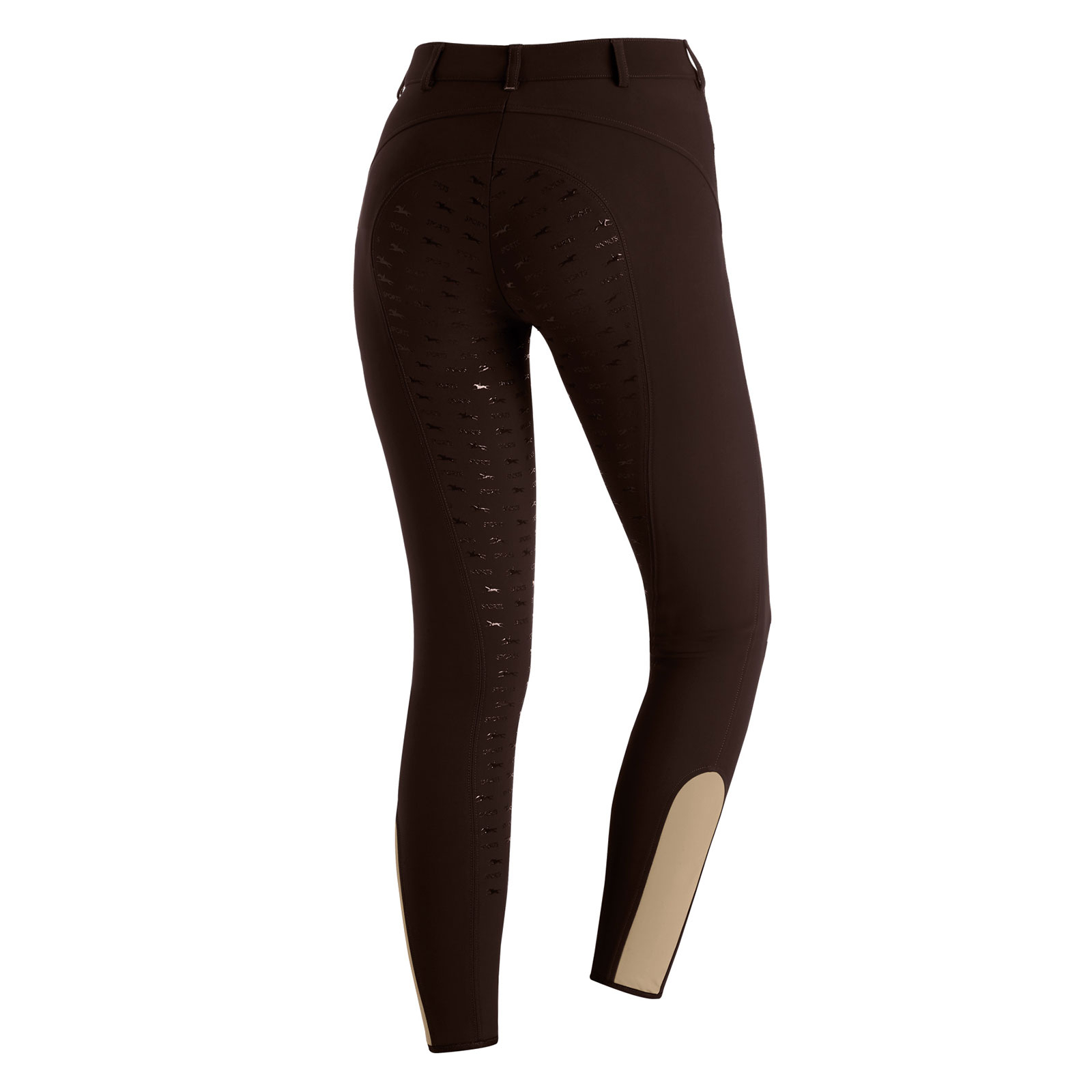 Dark Brown Schockem&ouml;hle Sports Electra Vollbesatzreithose f&uuml;r Damen