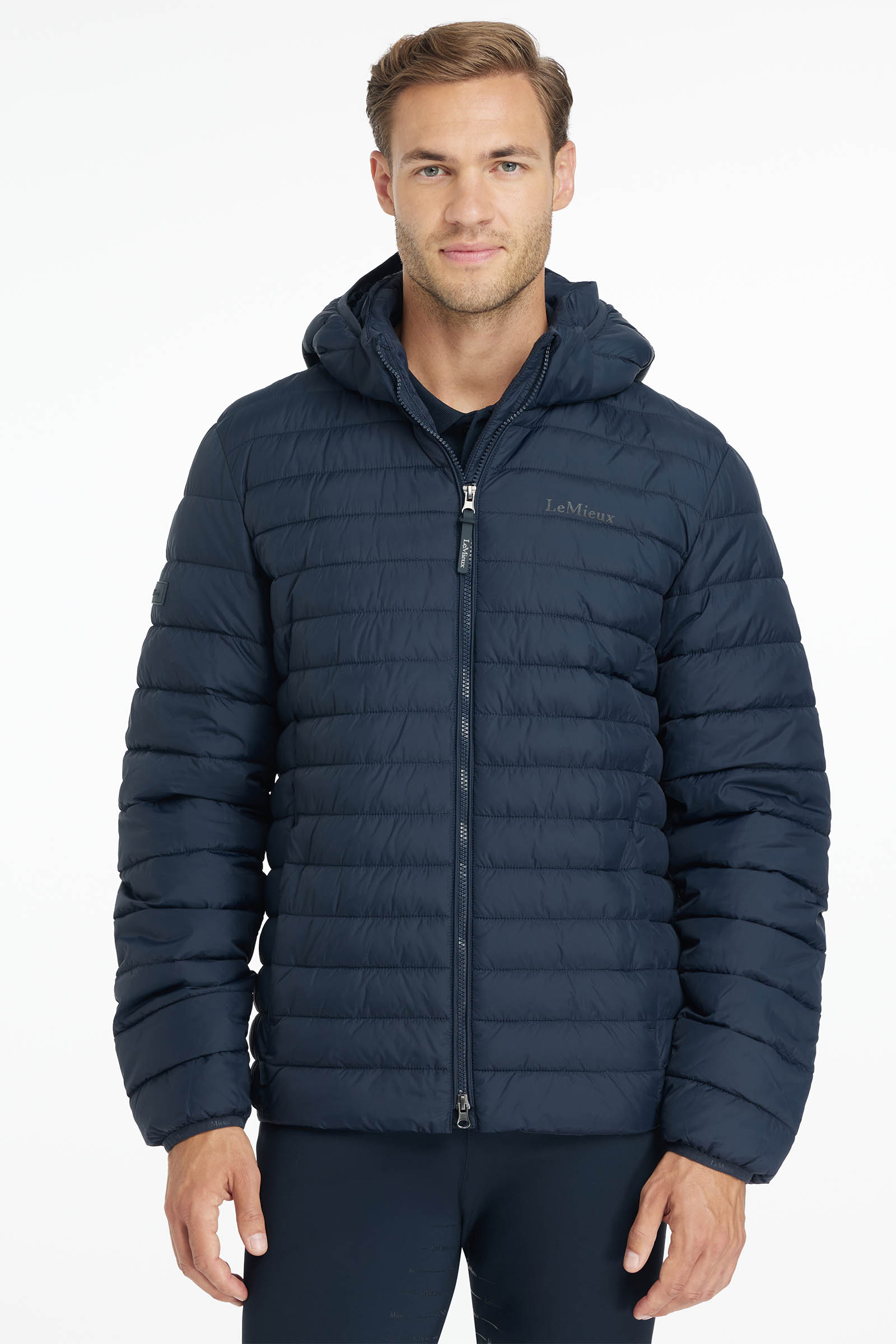 LeMieux Herren-Steppjacke mit Kapuze