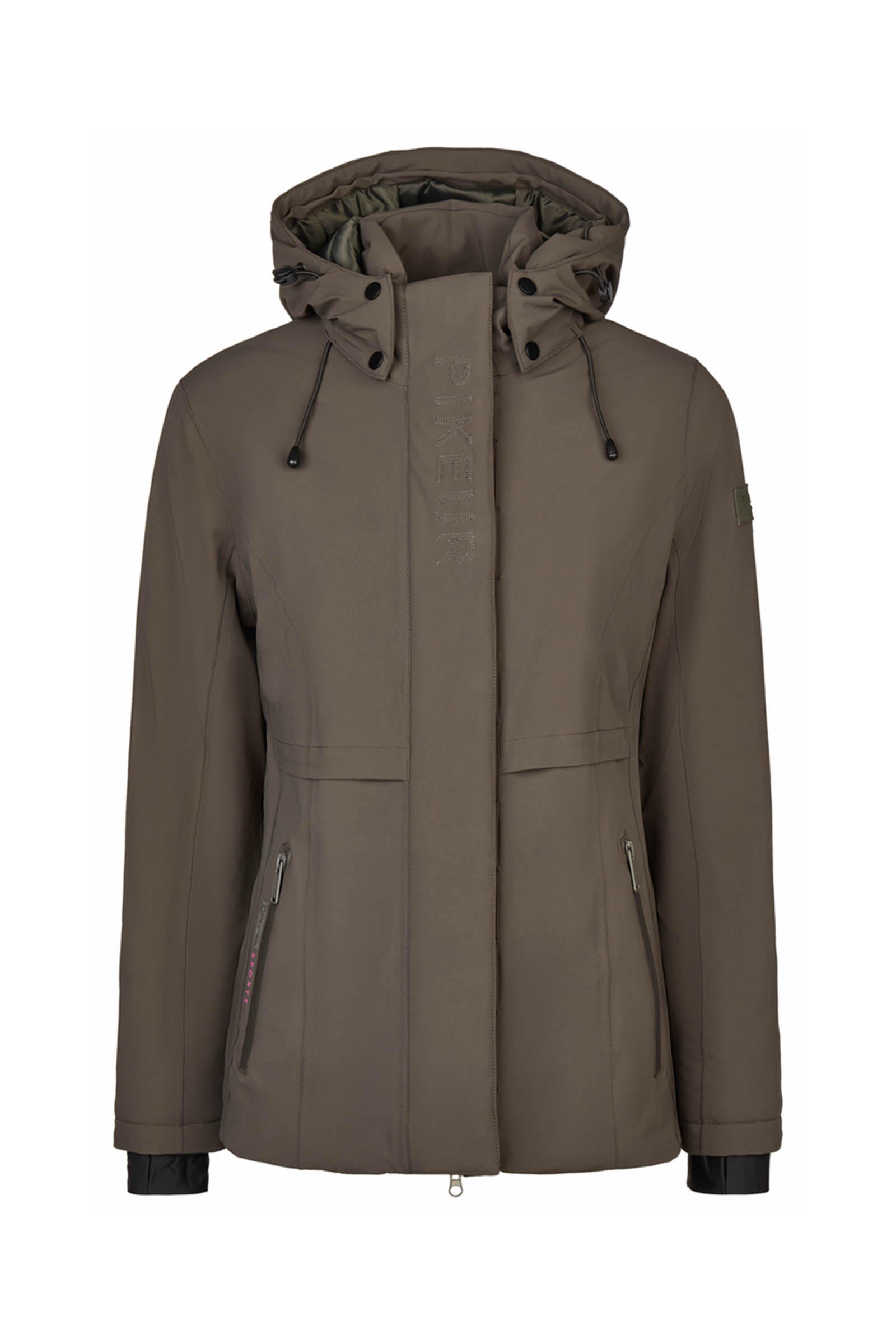 Deep Khaki Pikeur Sports Damen wasserdichte Jacke